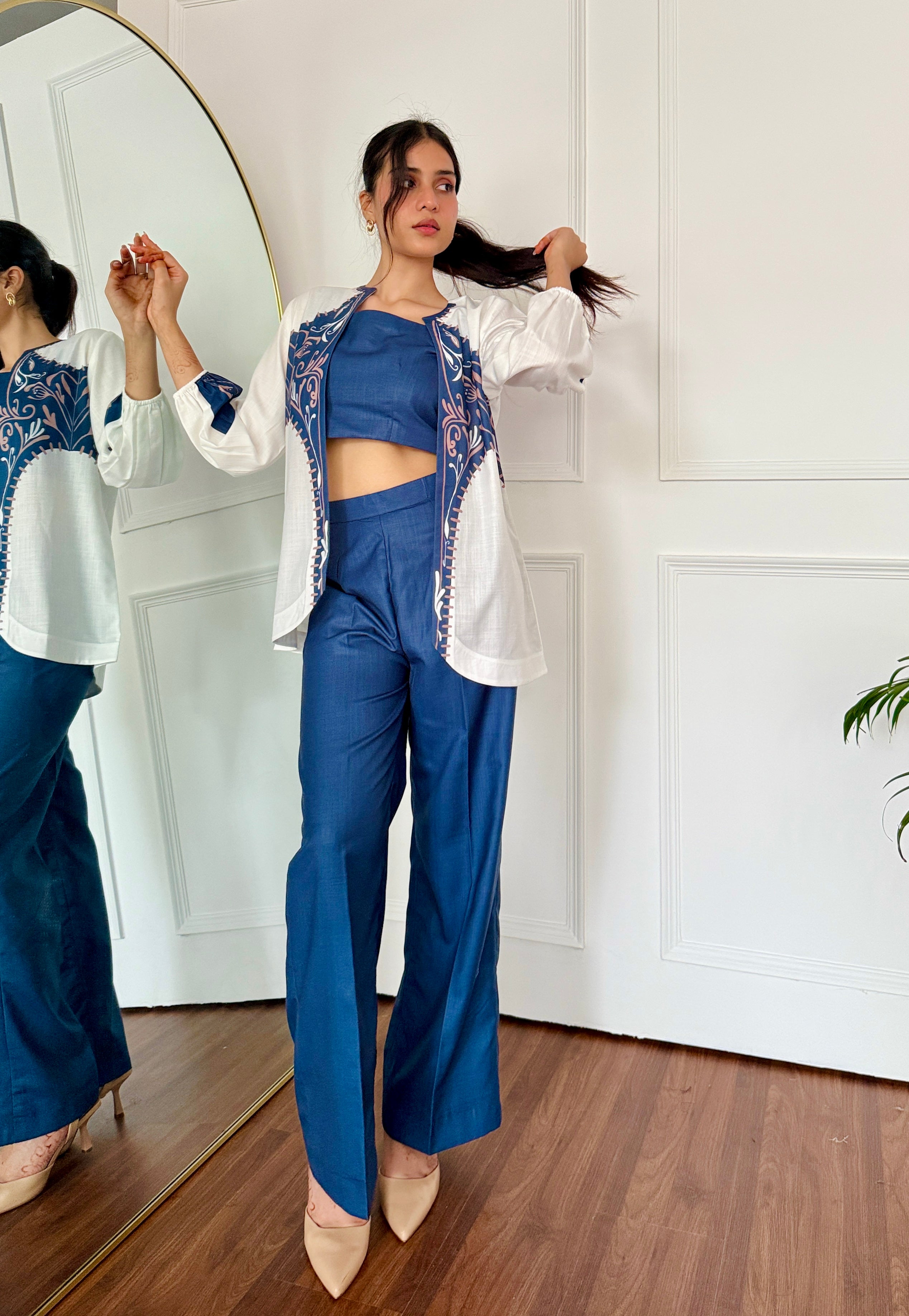 Midnight Bleu 3 Piece Co-ord Set