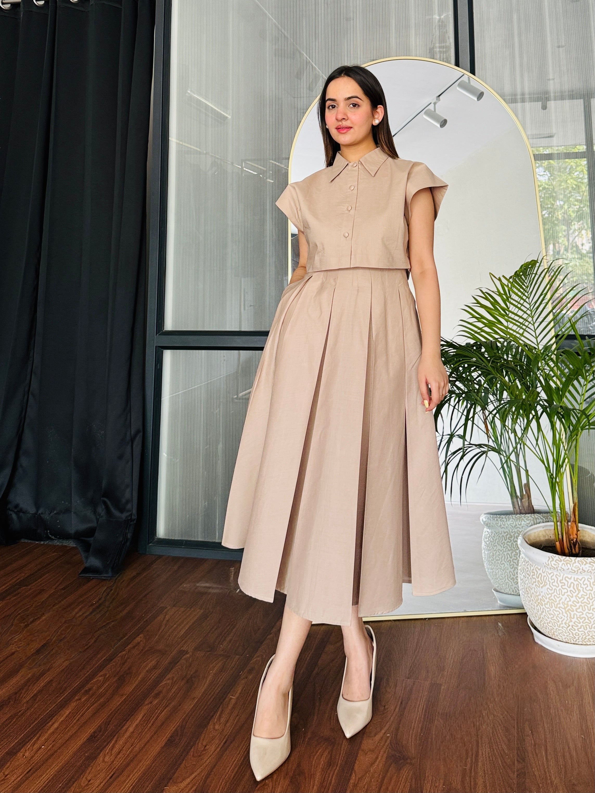Pleated Romance Skirt Set