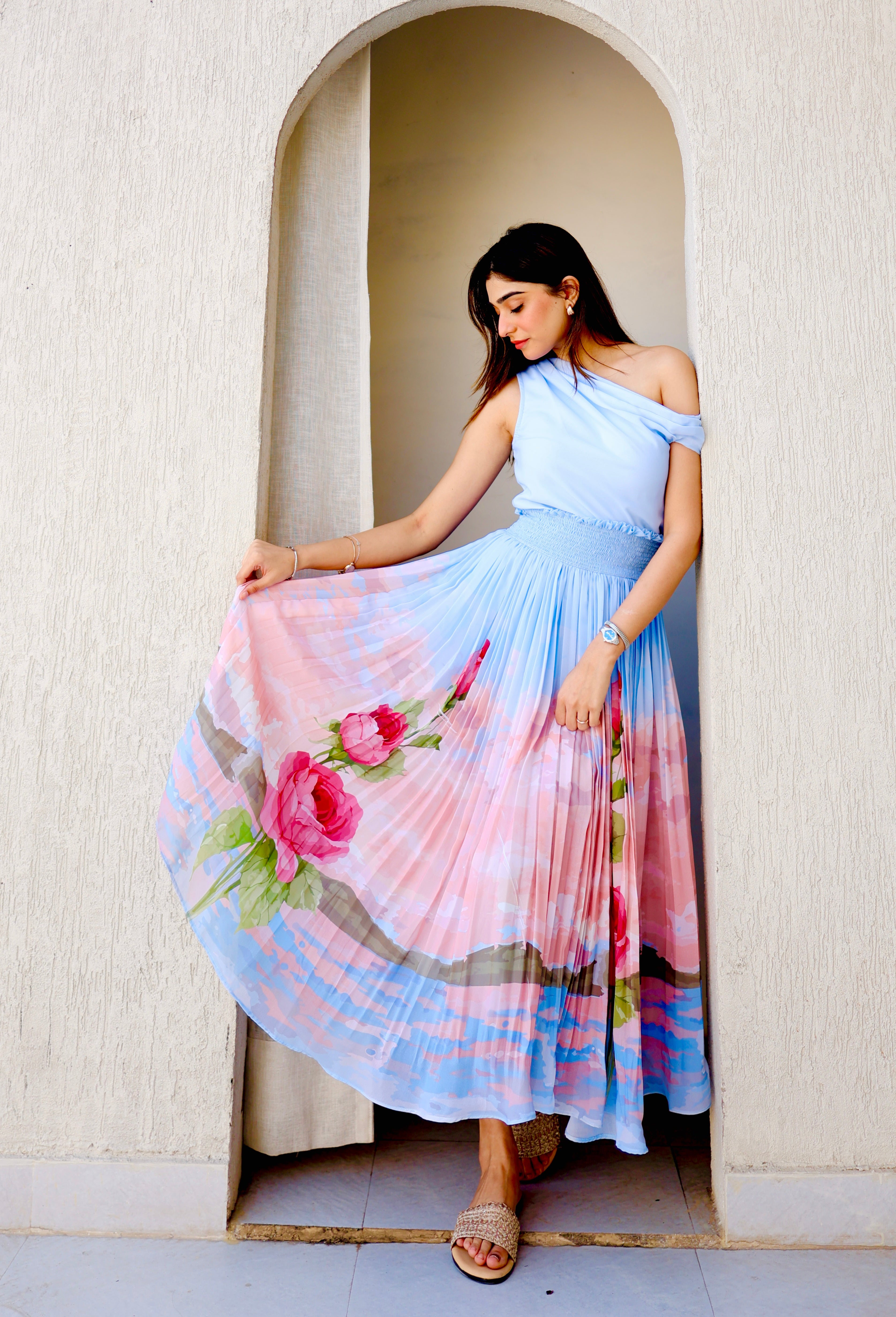 Tropical Escape Summer Skirt Set