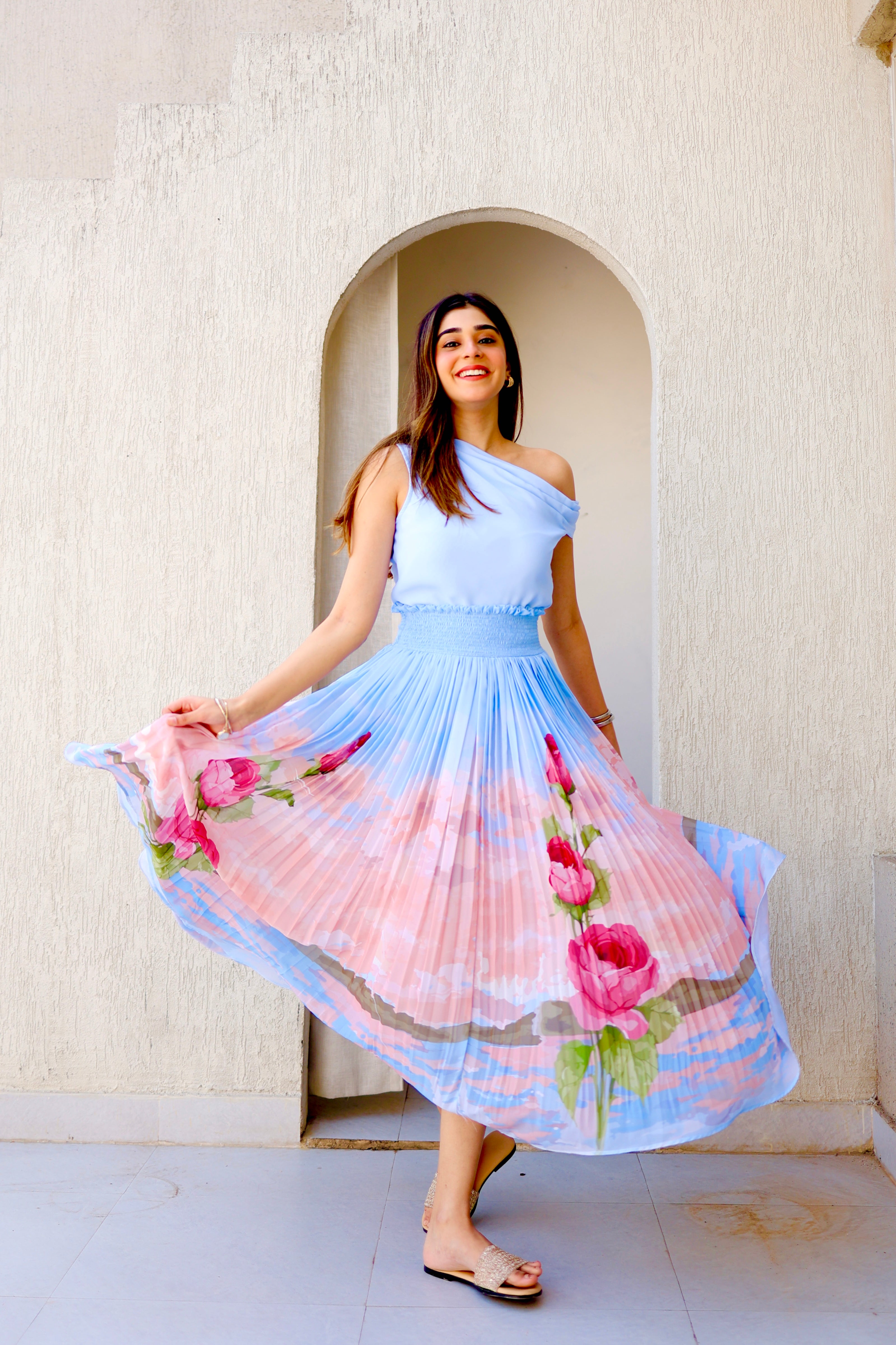 Tropical Escape Summer Skirt Set