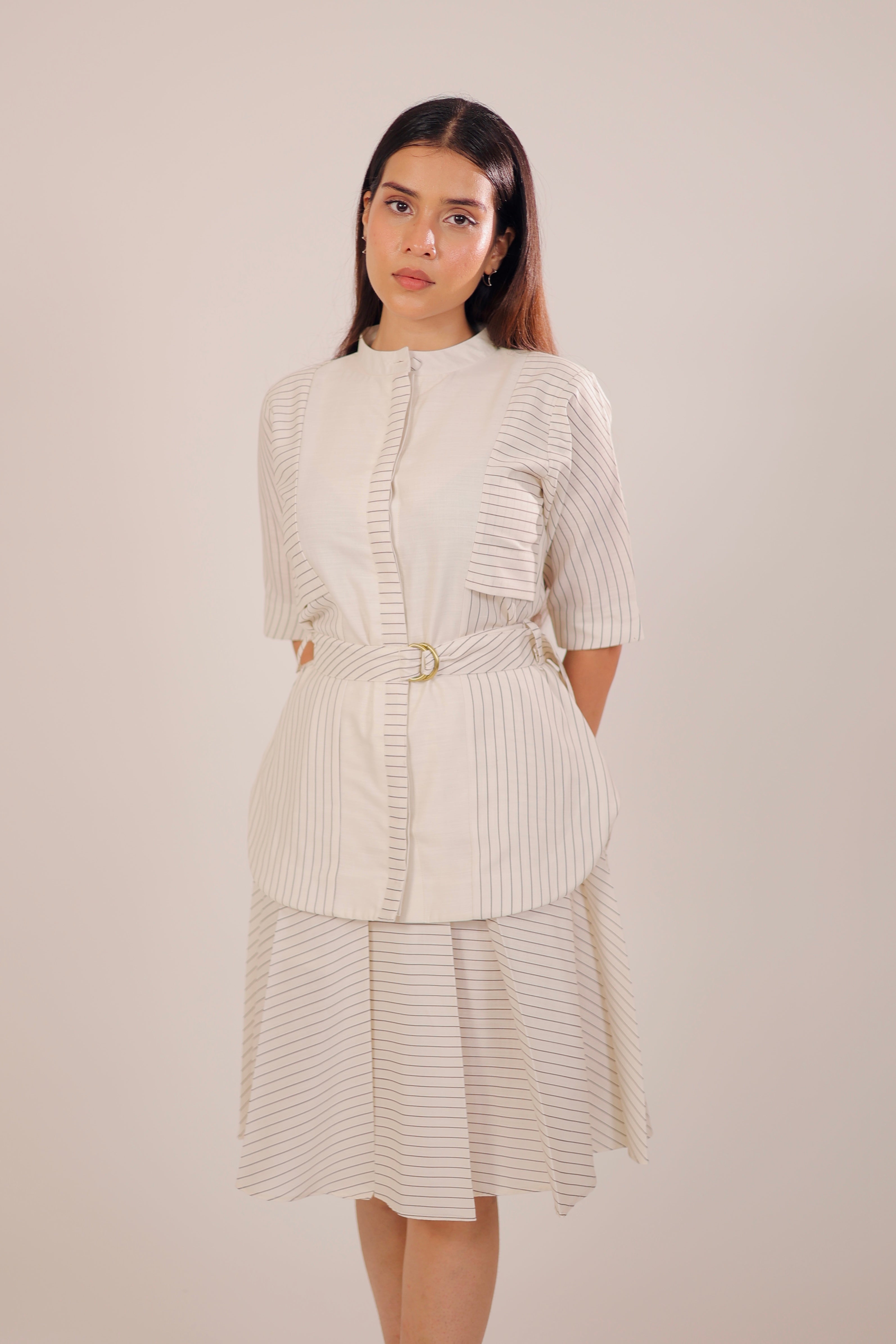 Linear Luxe Skirt Set