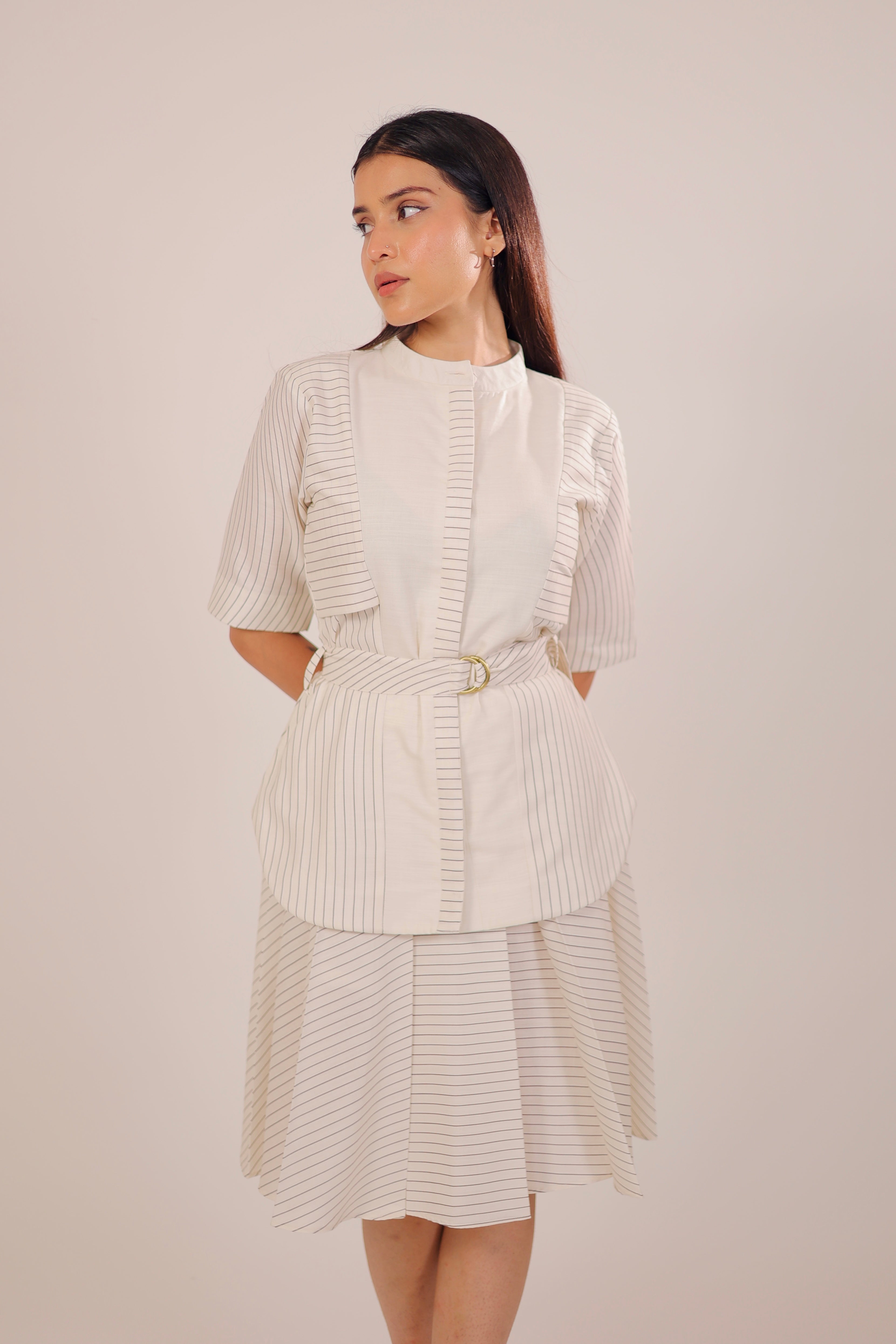 Linear Luxe Skirt Set