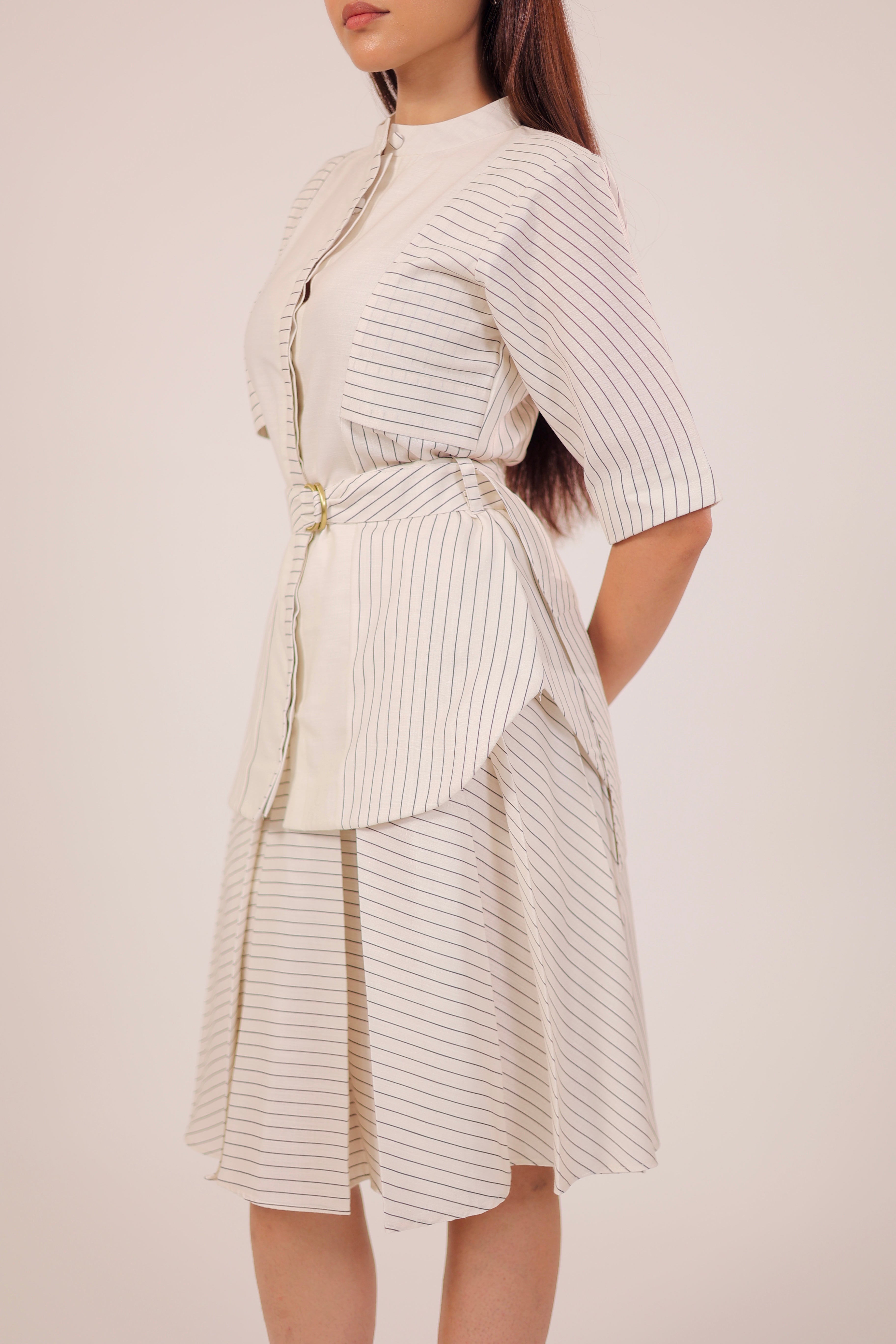 Linear Luxe Skirt Set