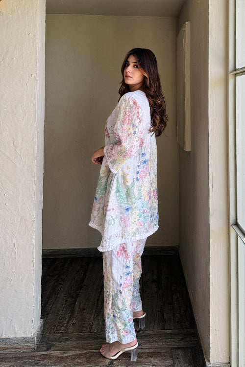 White Floral Schiffi Fusion Set