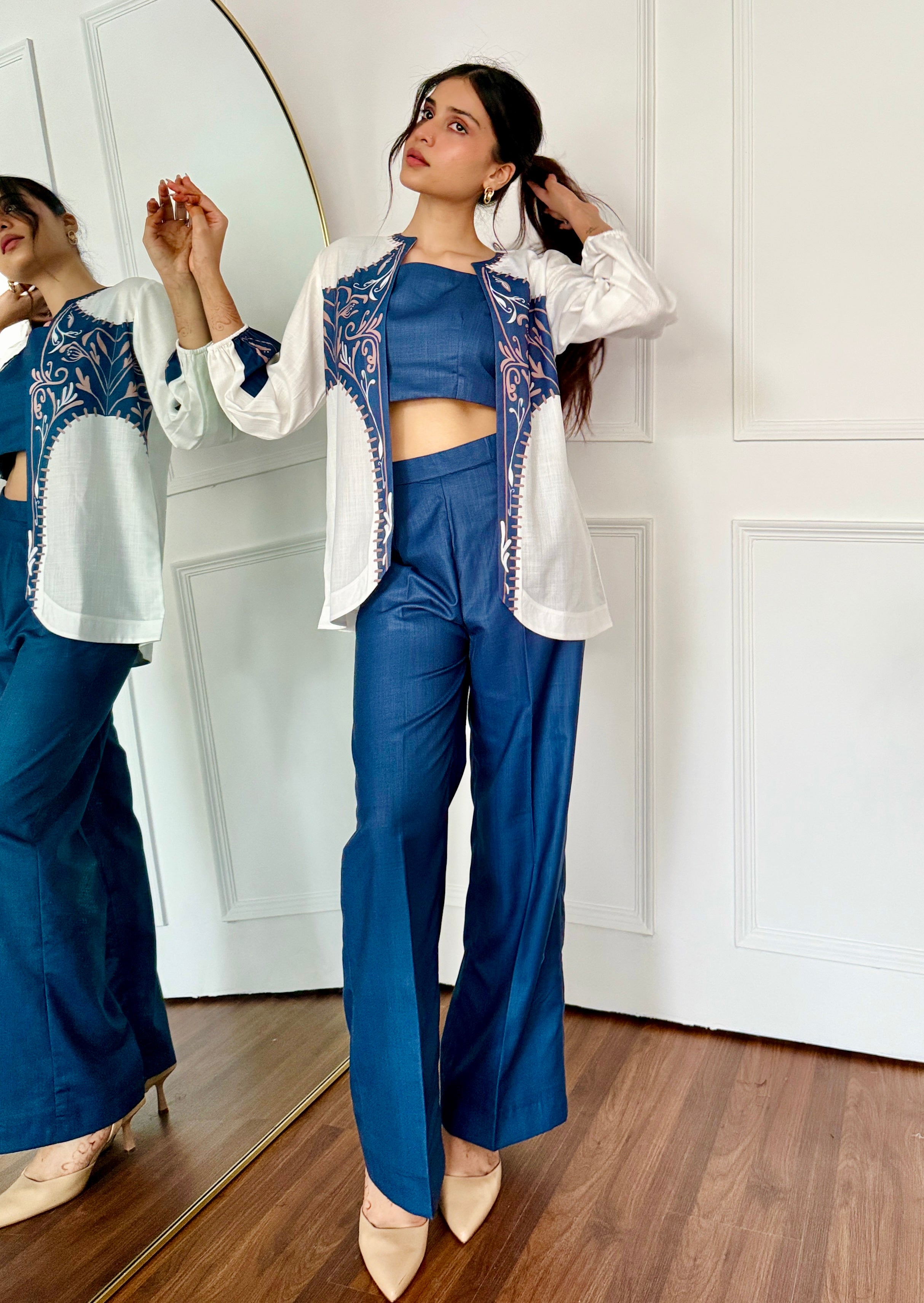 Midnight Bleu 3 Piece Co-ord Set