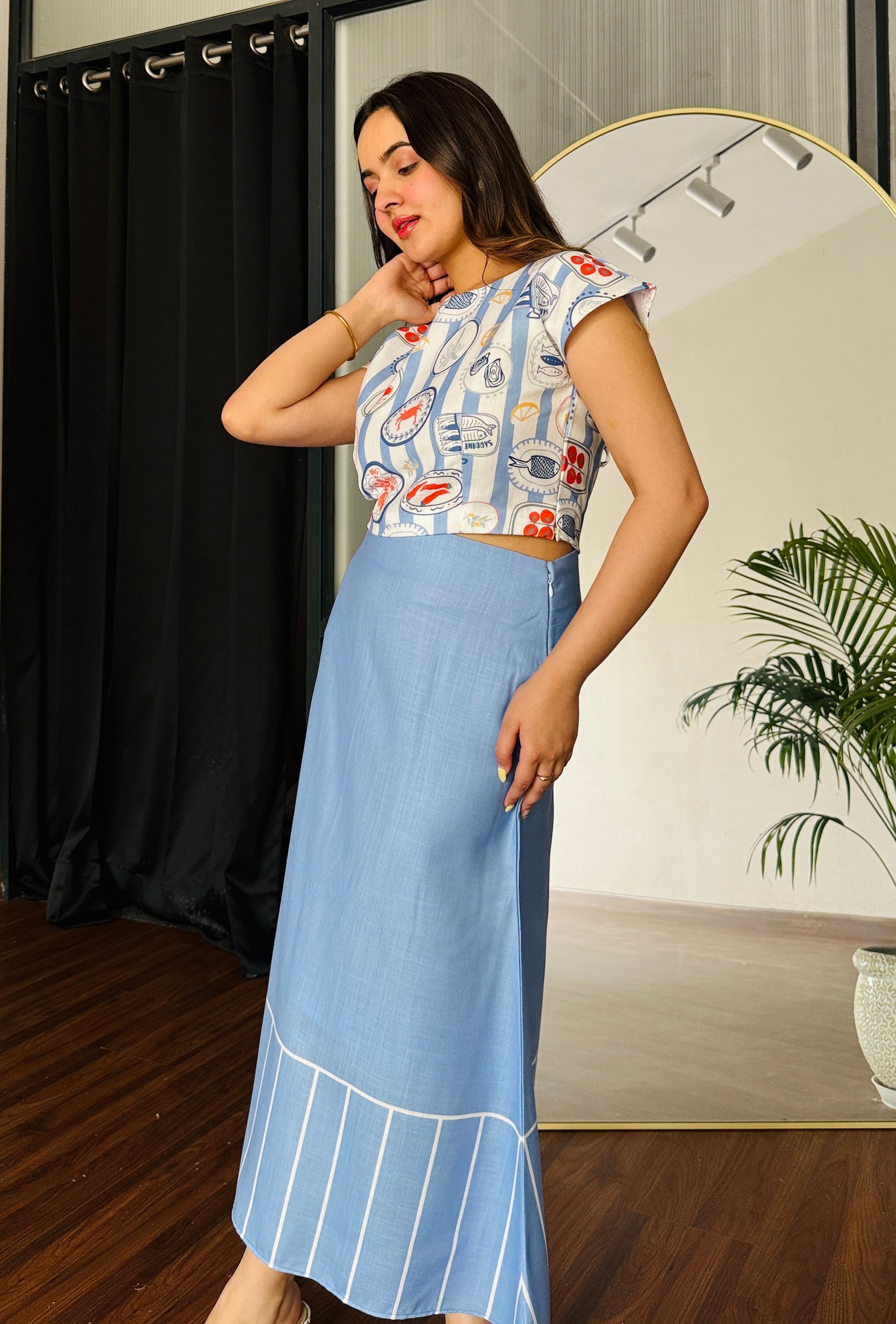 Cloud & Coast Skirt Set