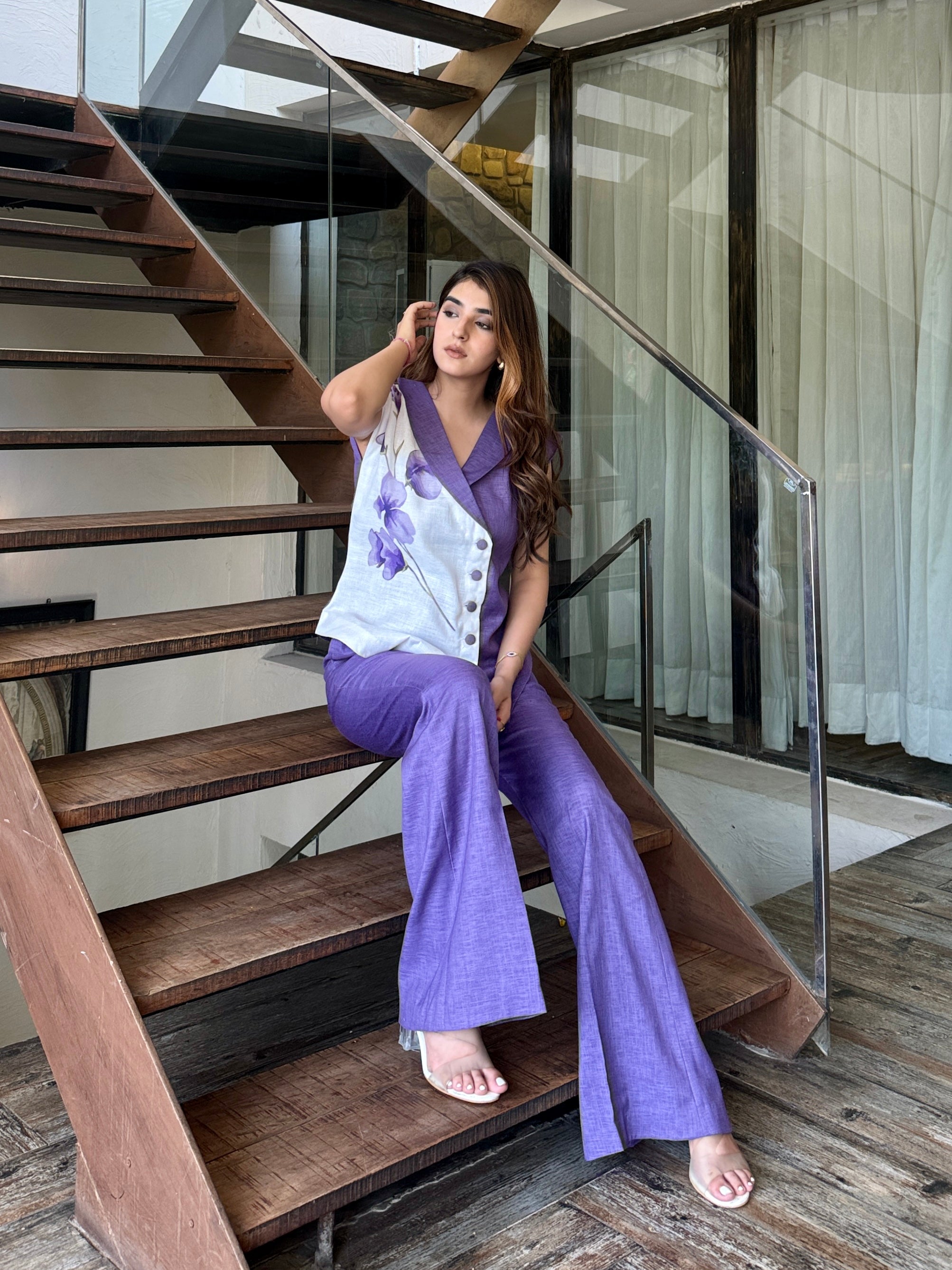 Purple Formal Coord
