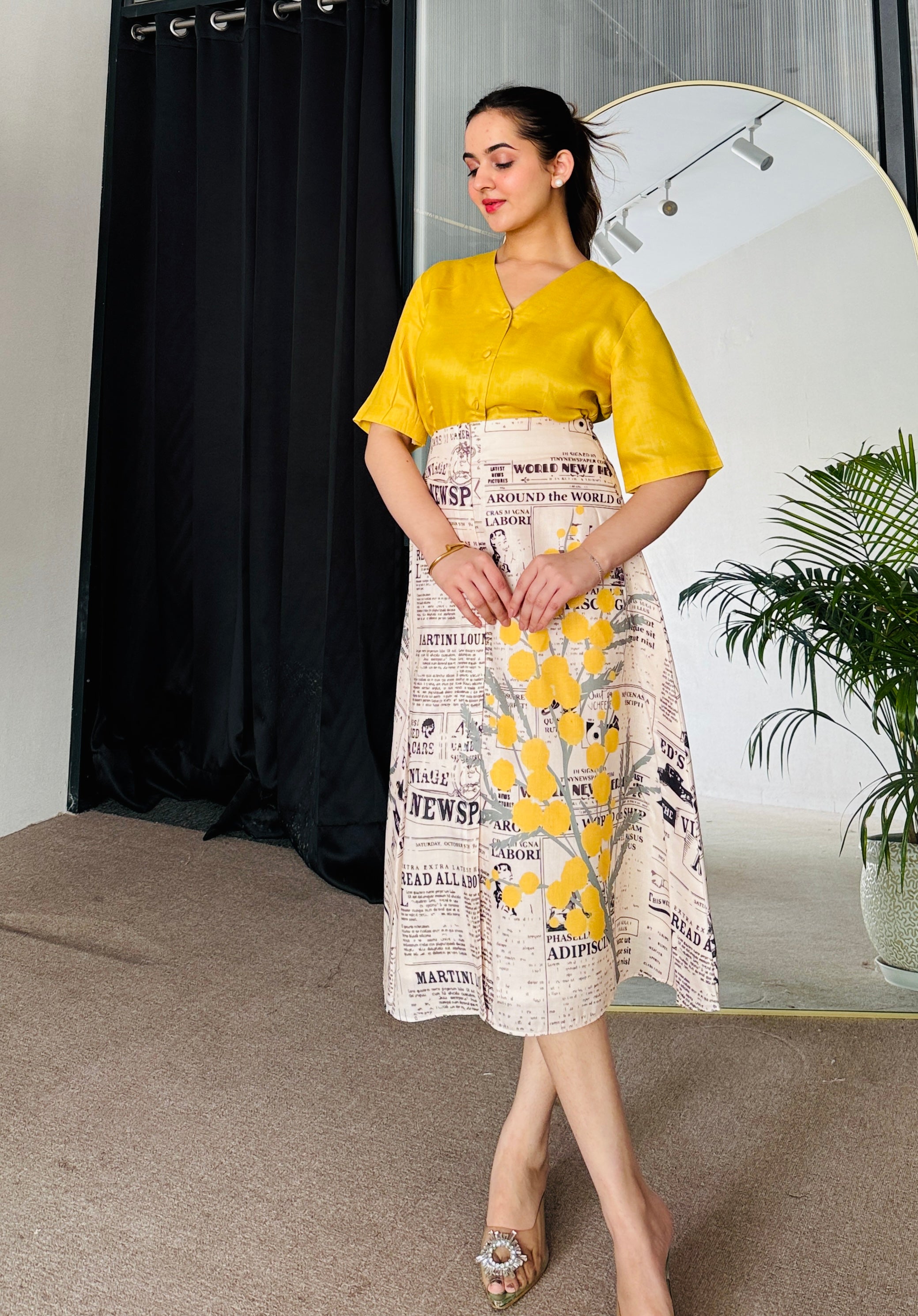 Sunset Swirl Skirt Set