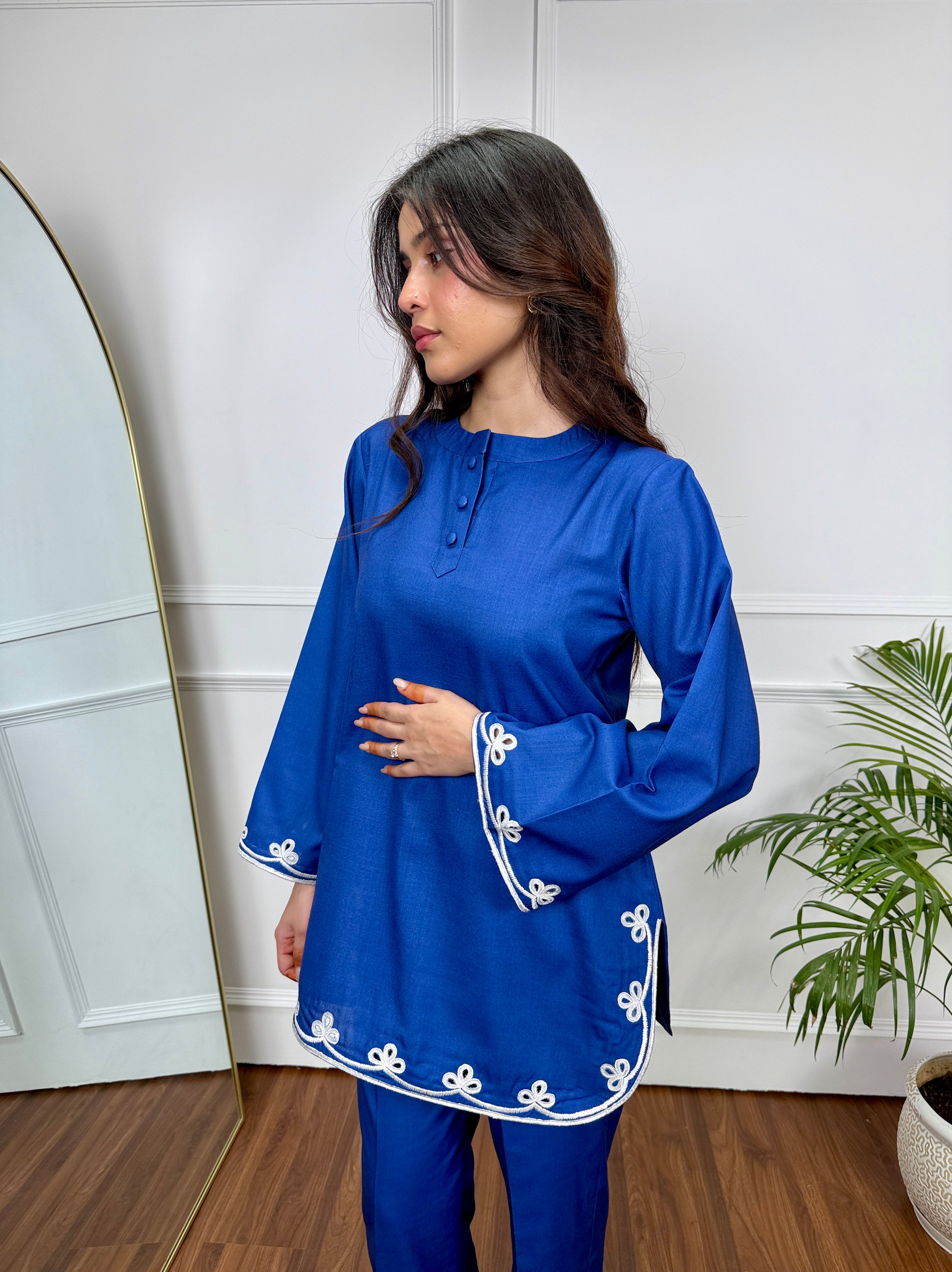 Denim Dastan Kurta Set