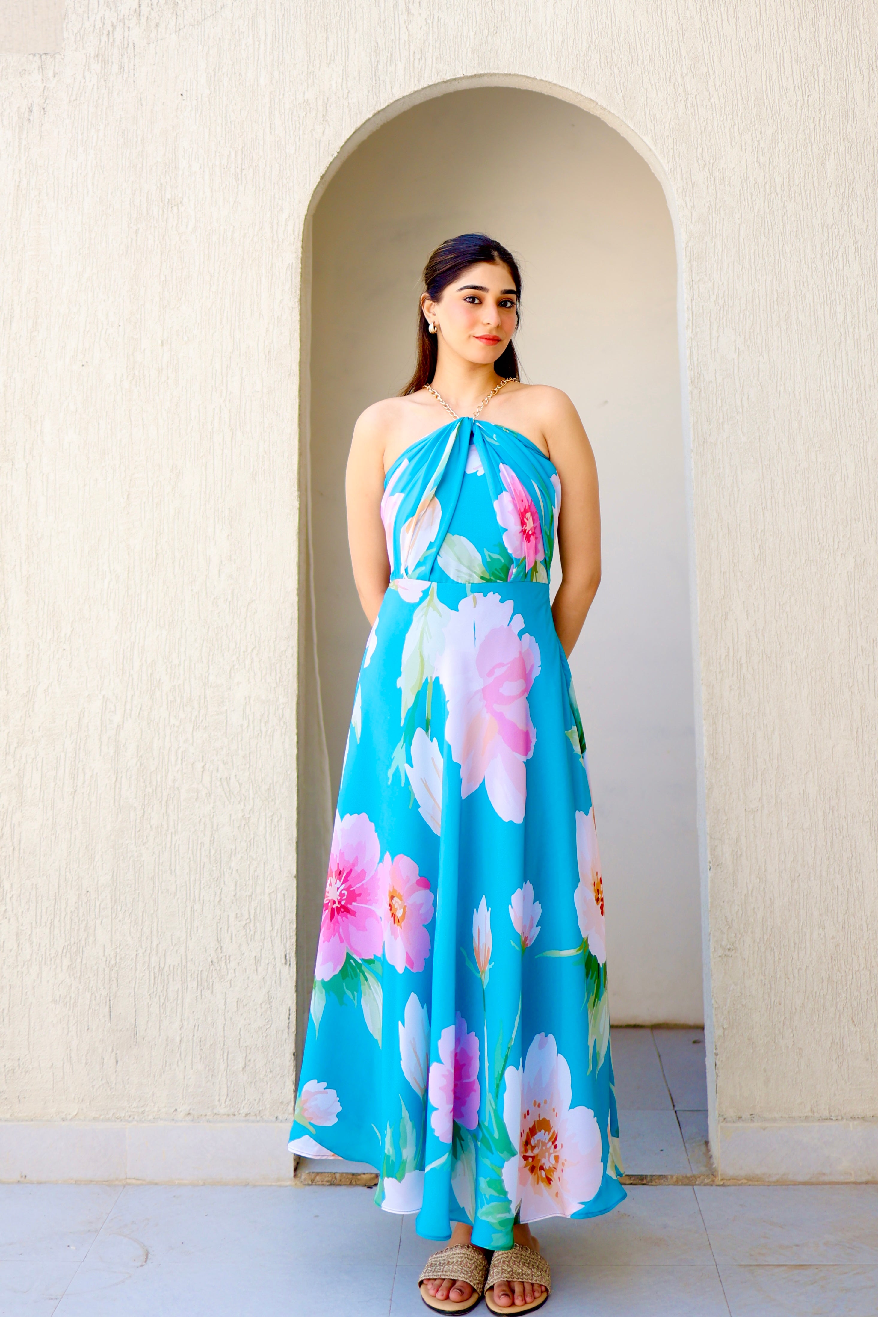 Miley Floral Midi Dress