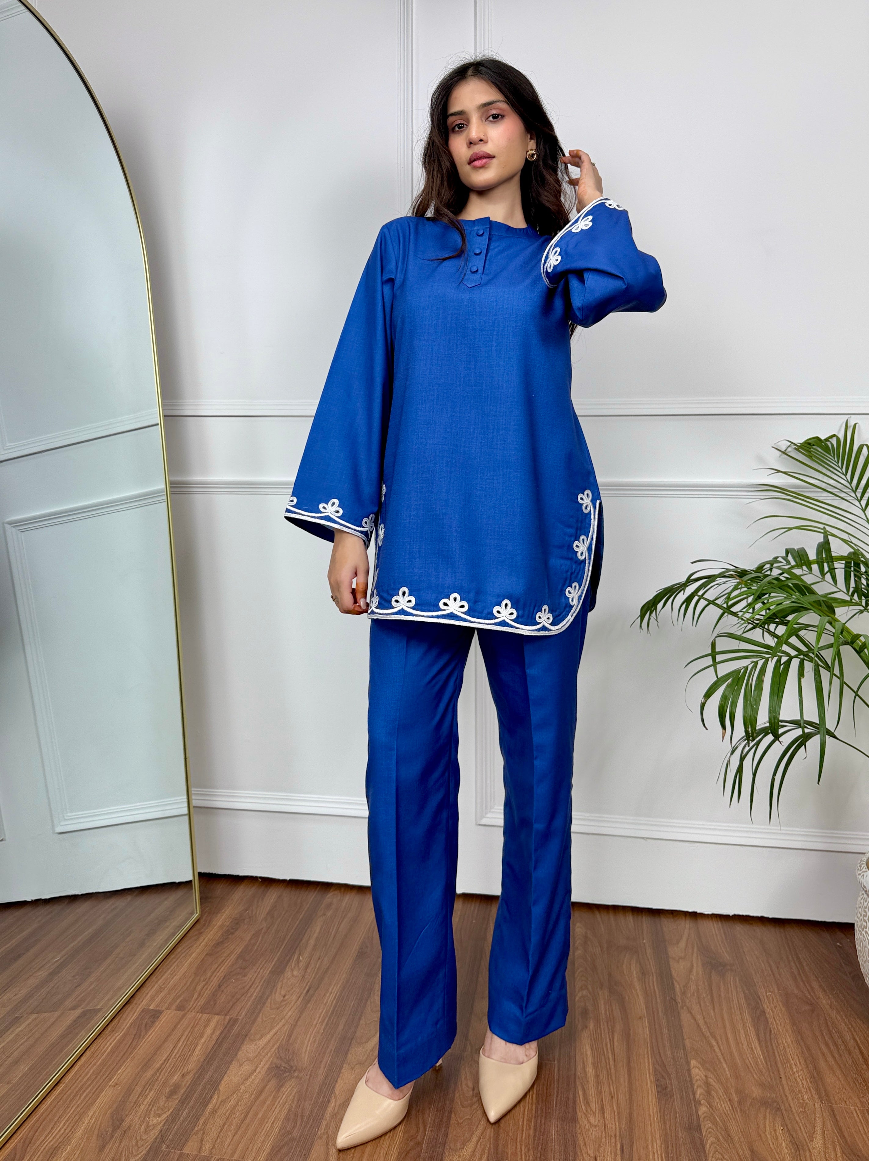 Denim Dastan Kurta Set