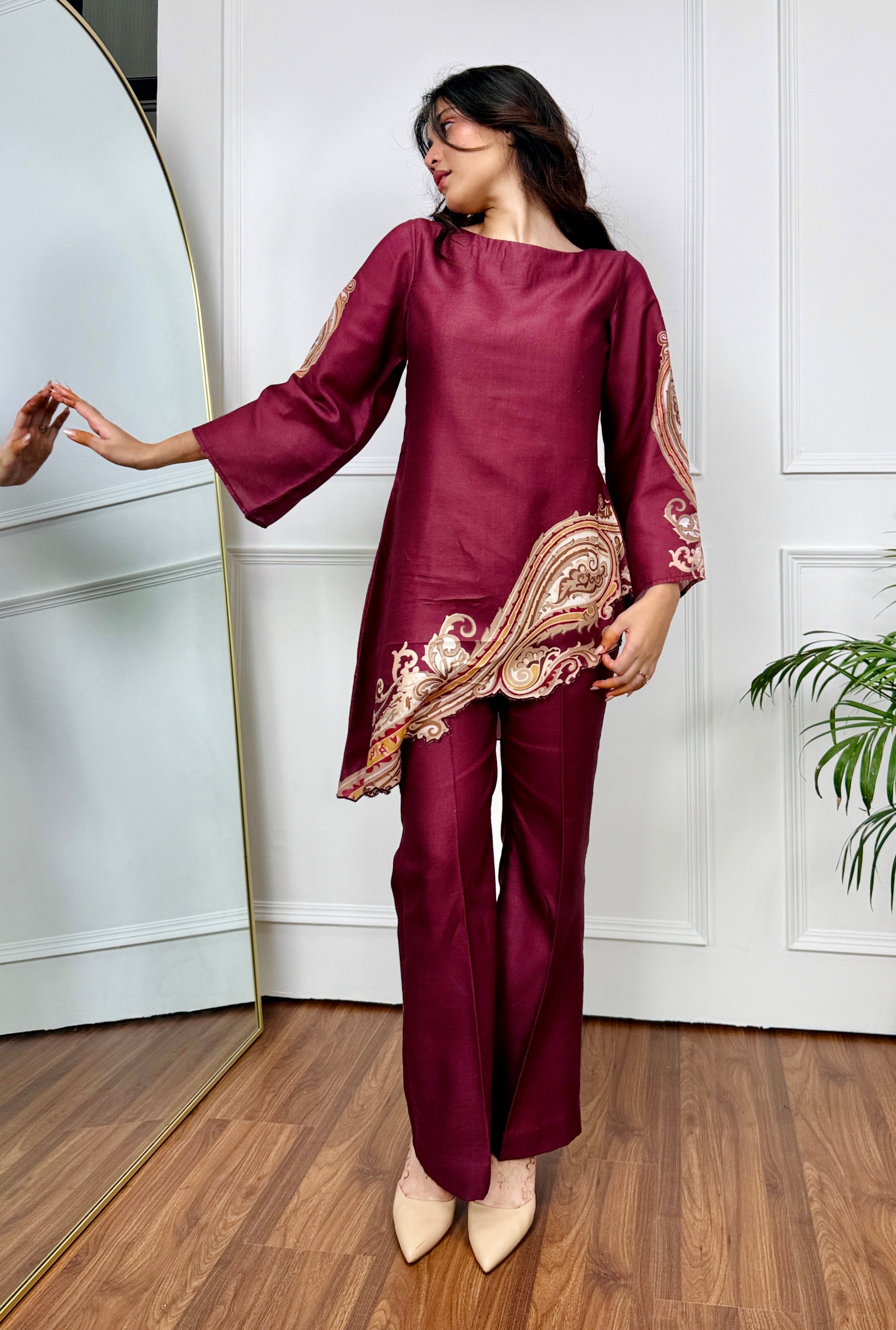 Paisley Rouge Co-ord Set