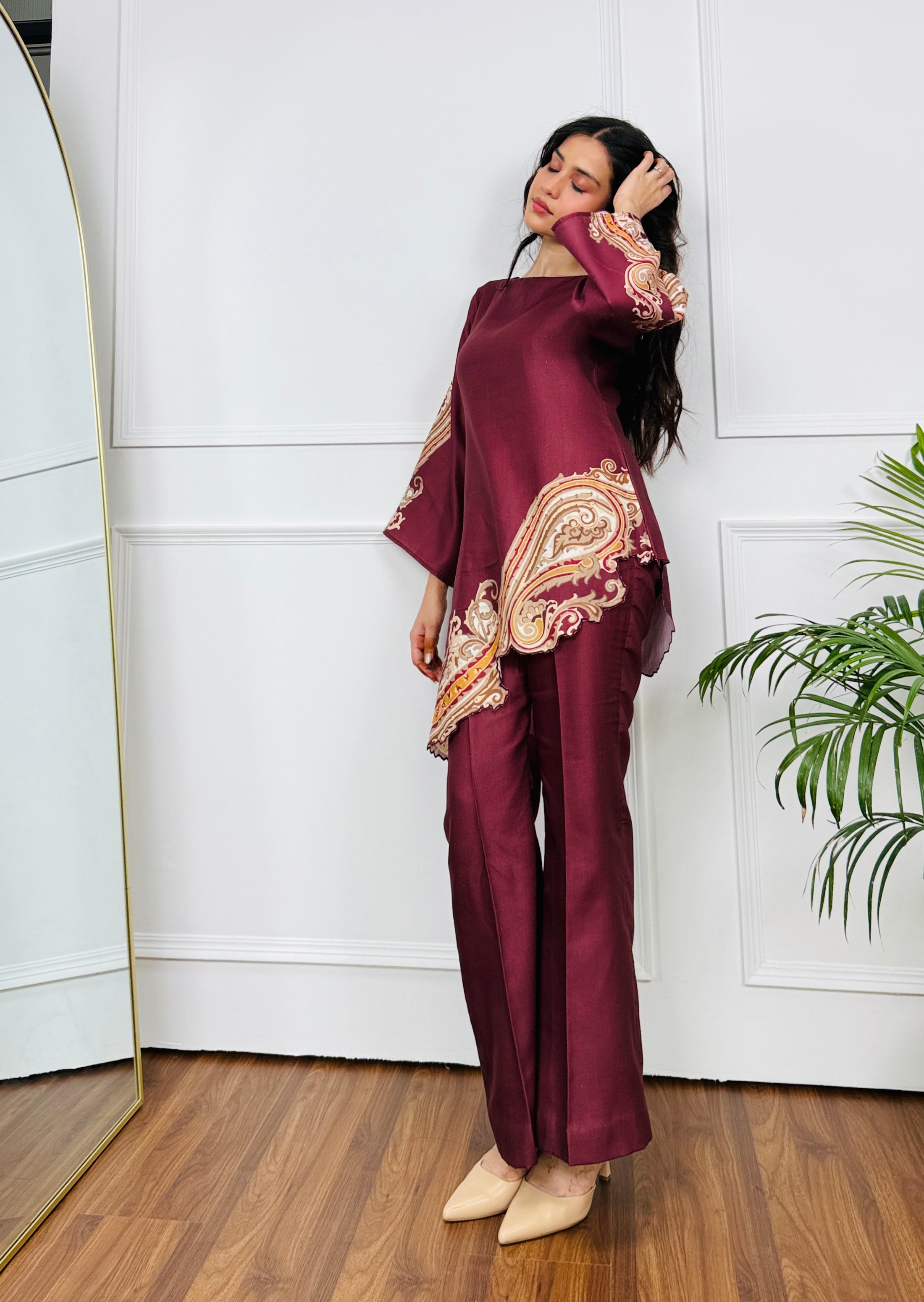 Paisley Rouge Co-ord Set