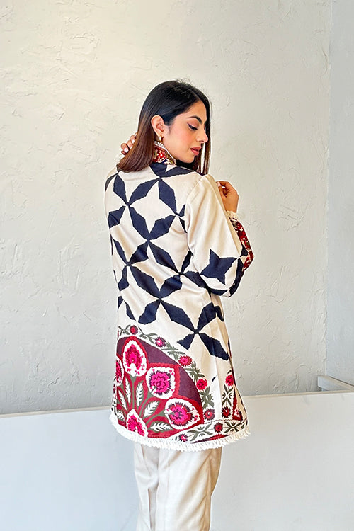 Mahira Winter Pashmina 3 Piece Fusion Set