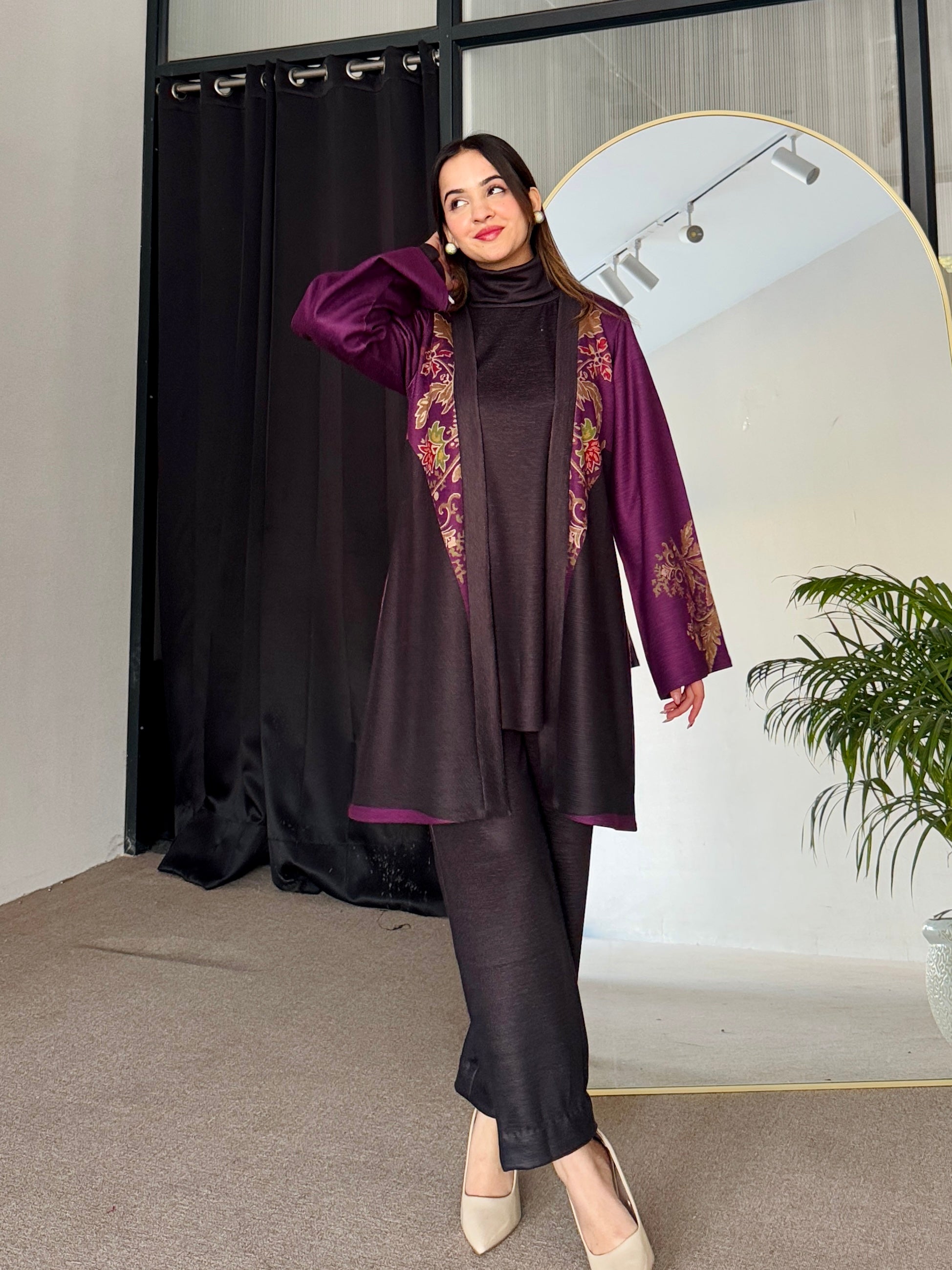 Two Tone Winter 3 Piece Set