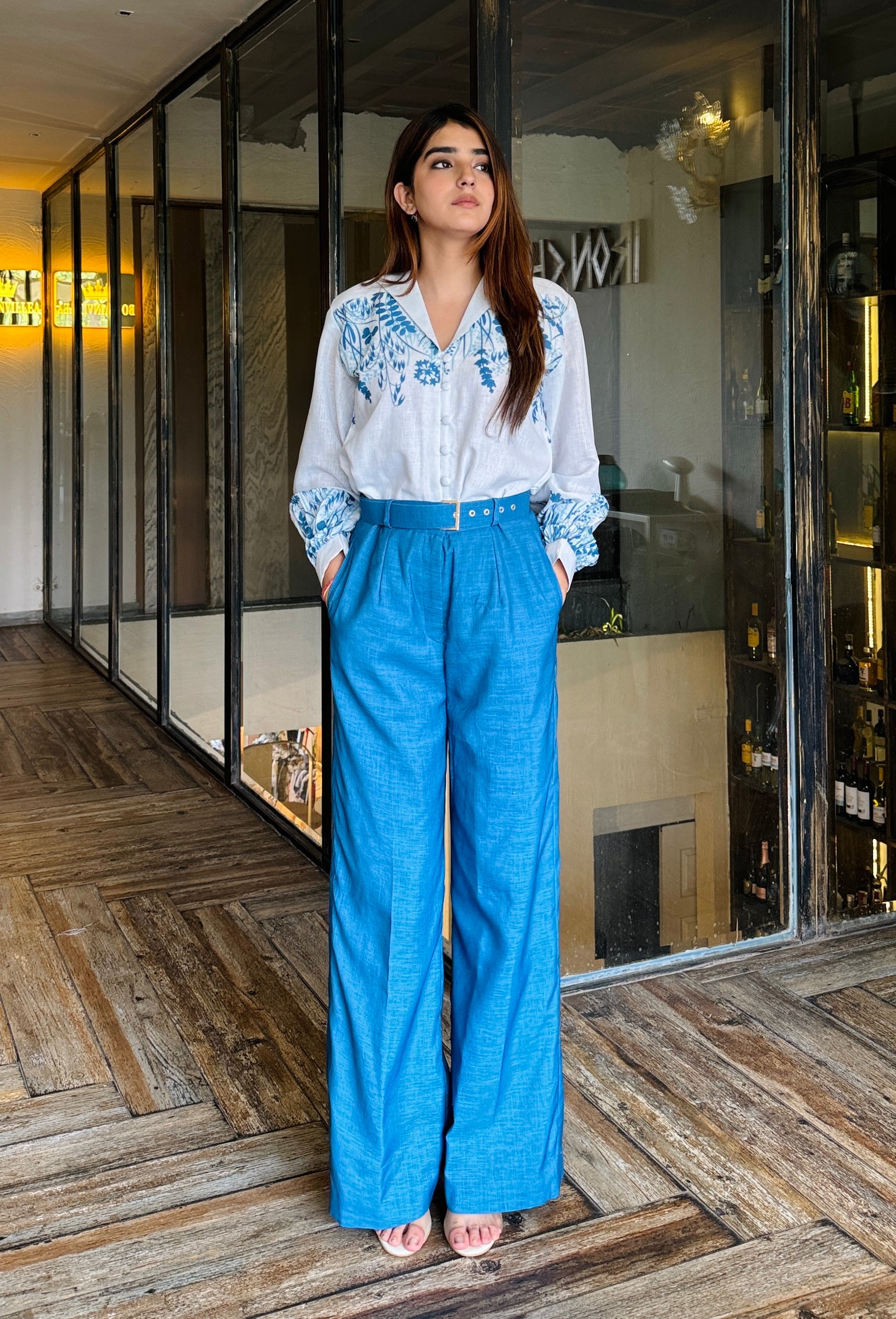 Blue Summer Formal Coord