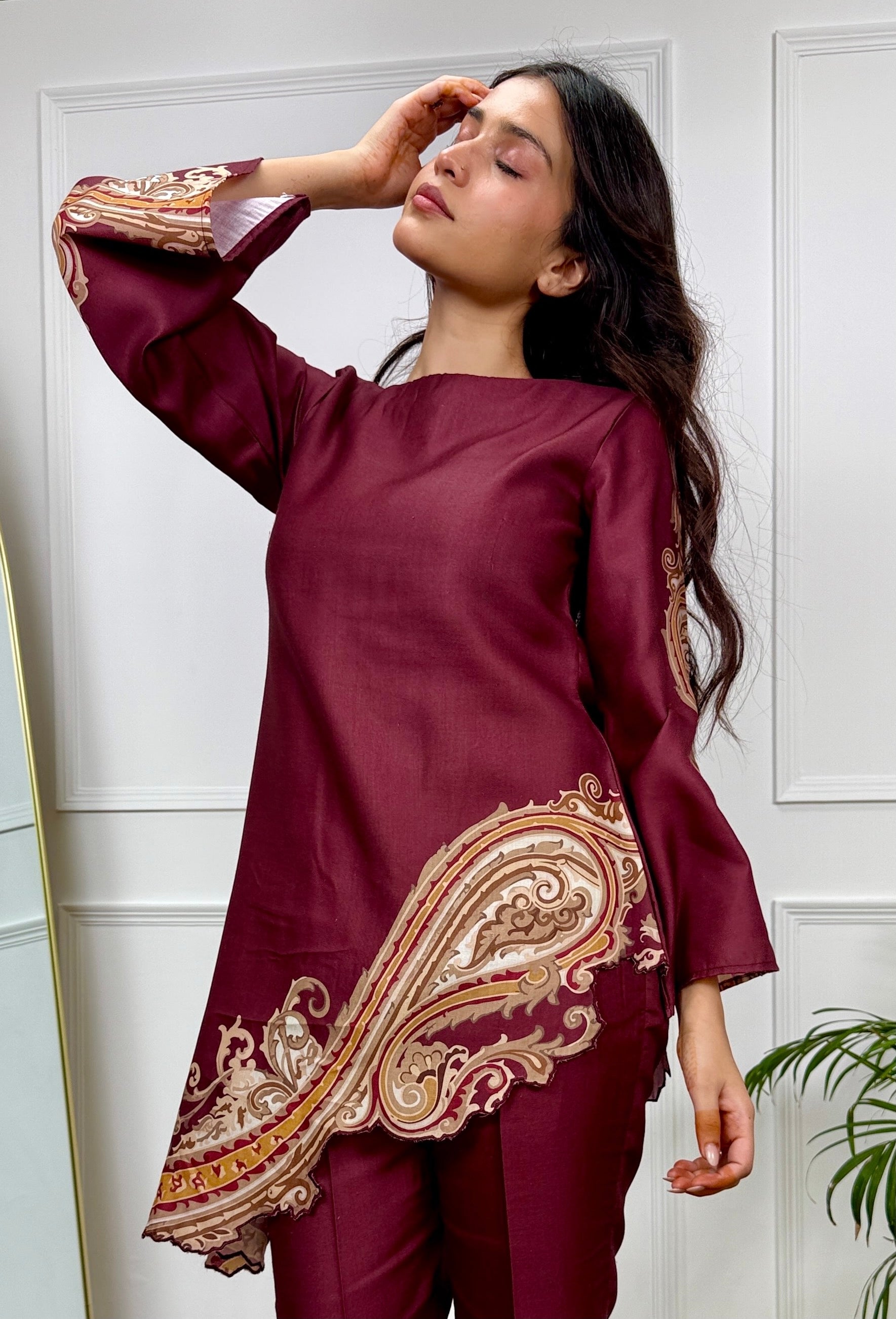 Paisley Rouge Co-ord Set