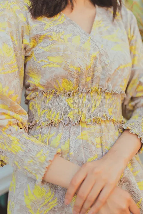 La Bella Summer Printed Midi Dress
