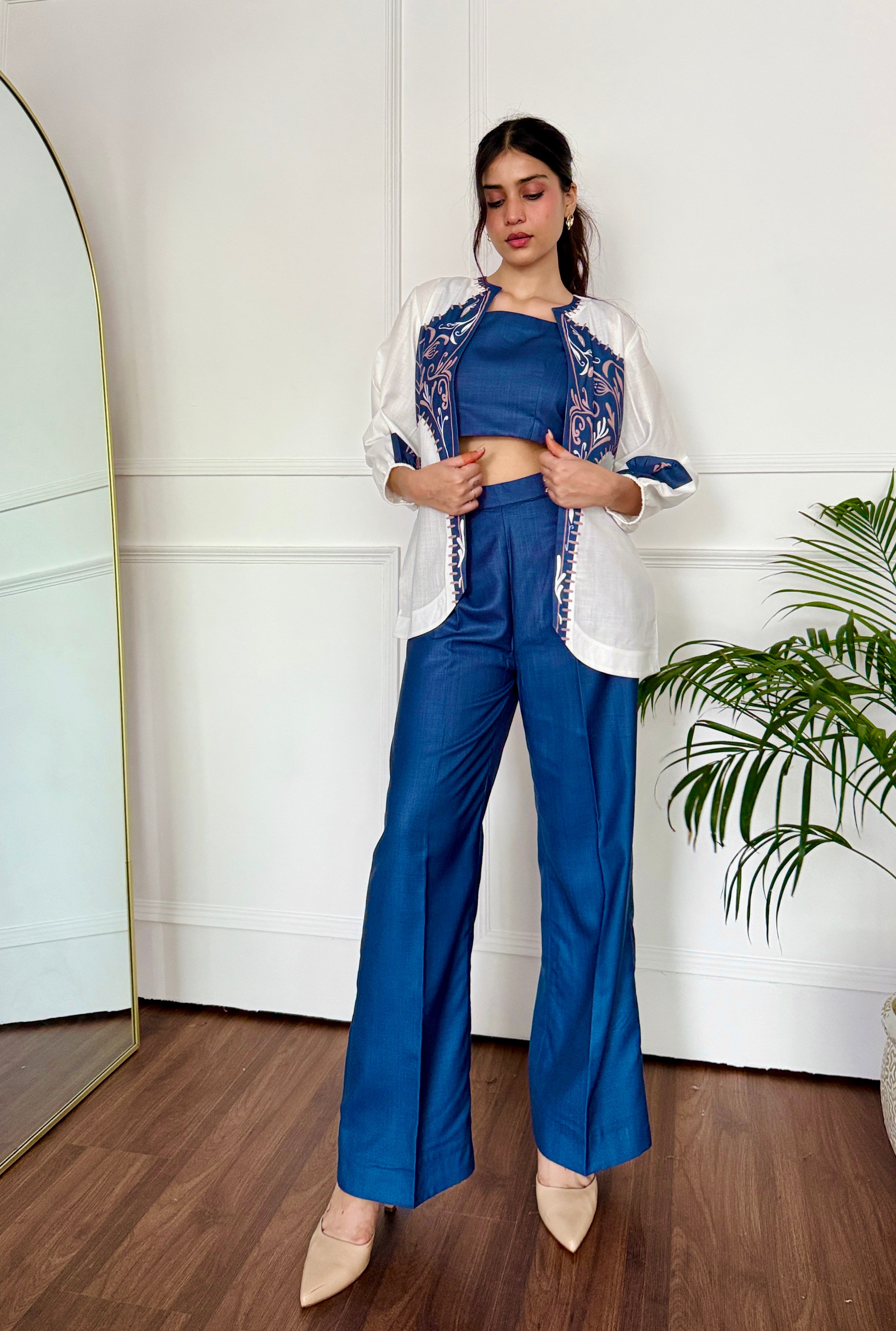Midnight Bleu 3 Piece Co-ord Set
