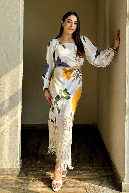 A Little Extra Skirt Set