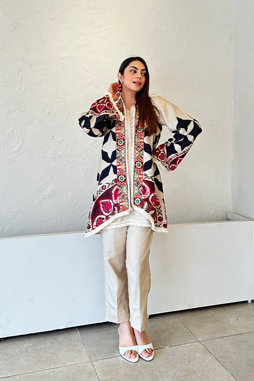 Mahira Winter Pashmina 3 Piece Fusion Set