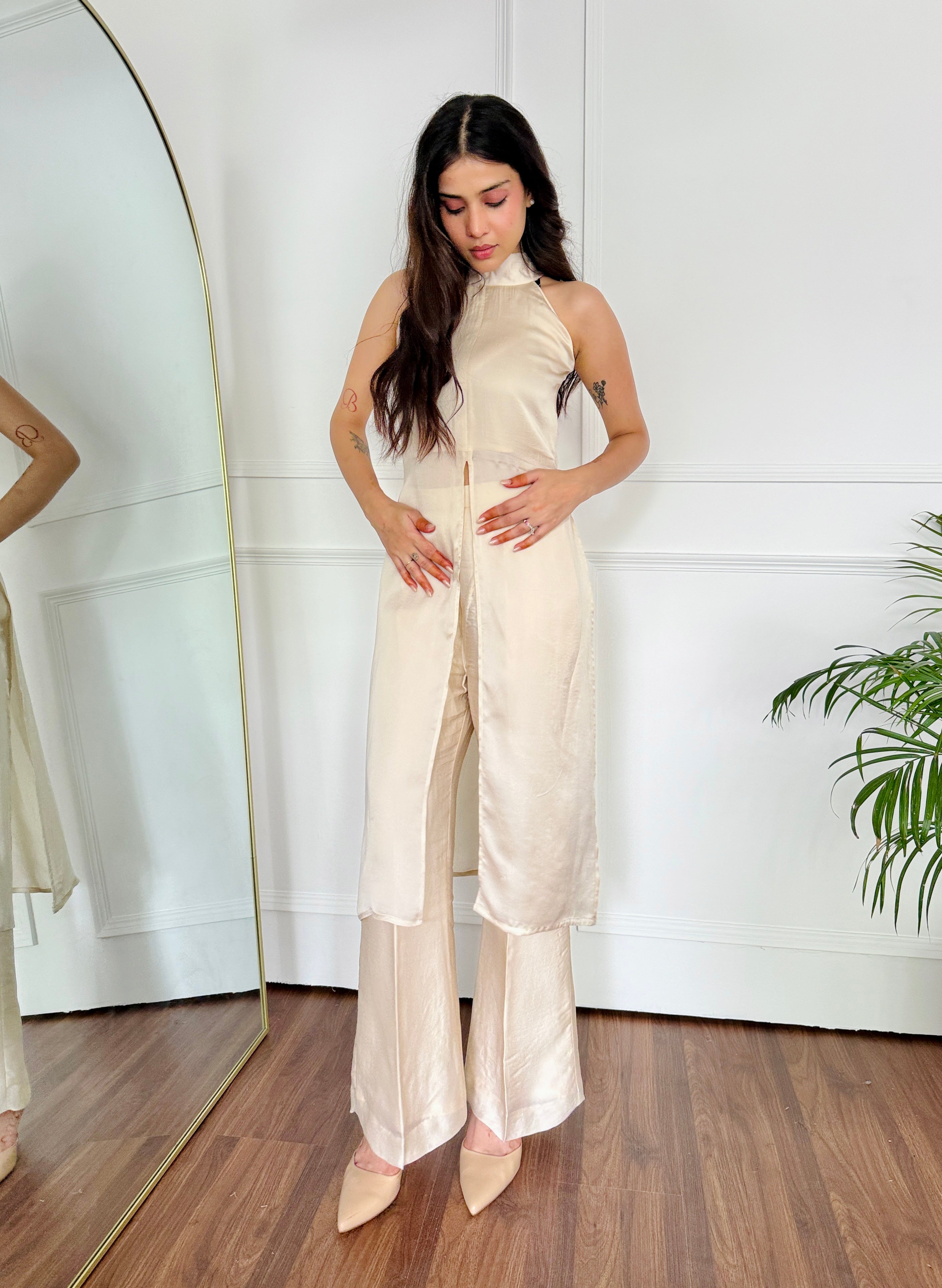 Surreal Ivory Co-ord Set