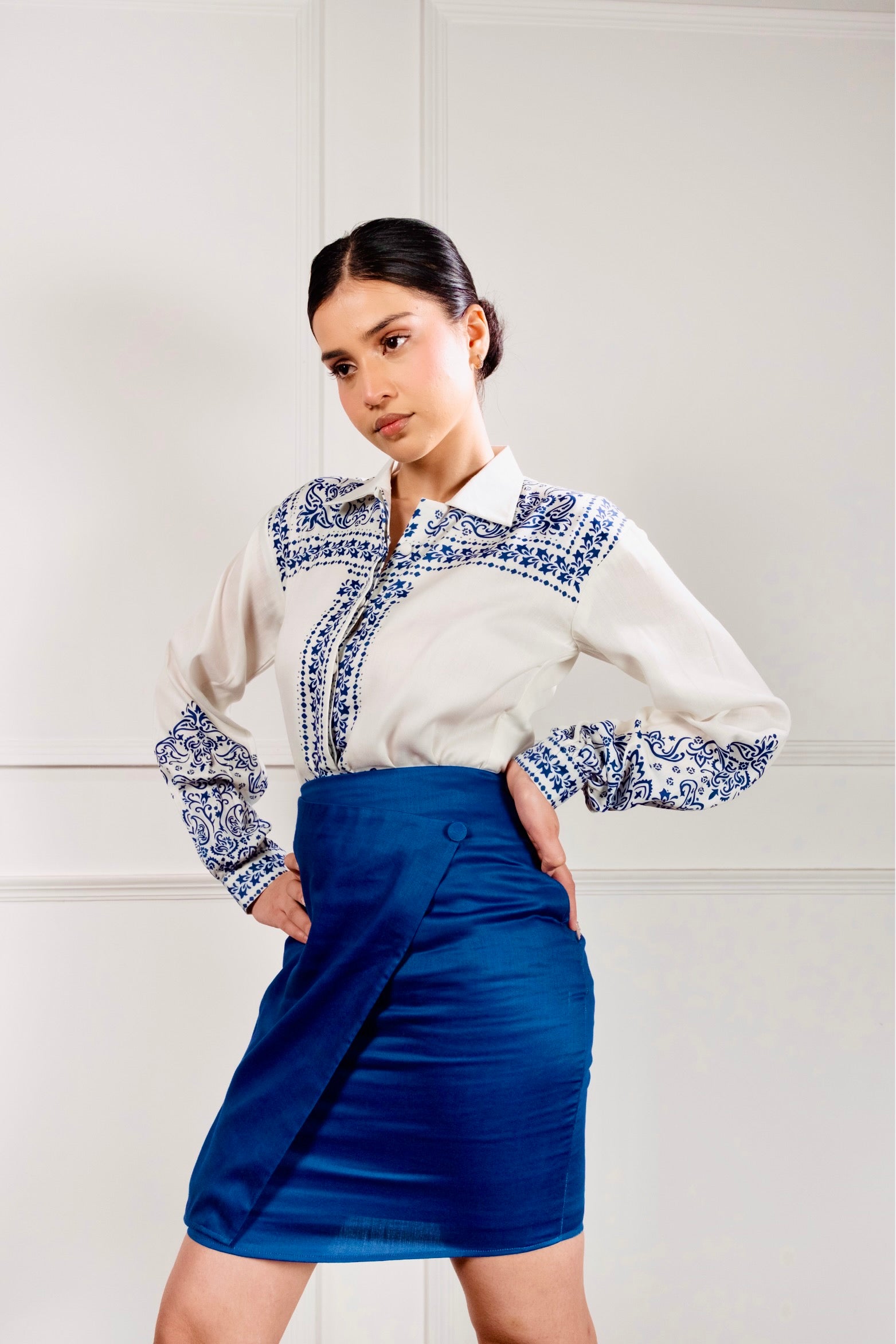 Effortless Work Skirt Set