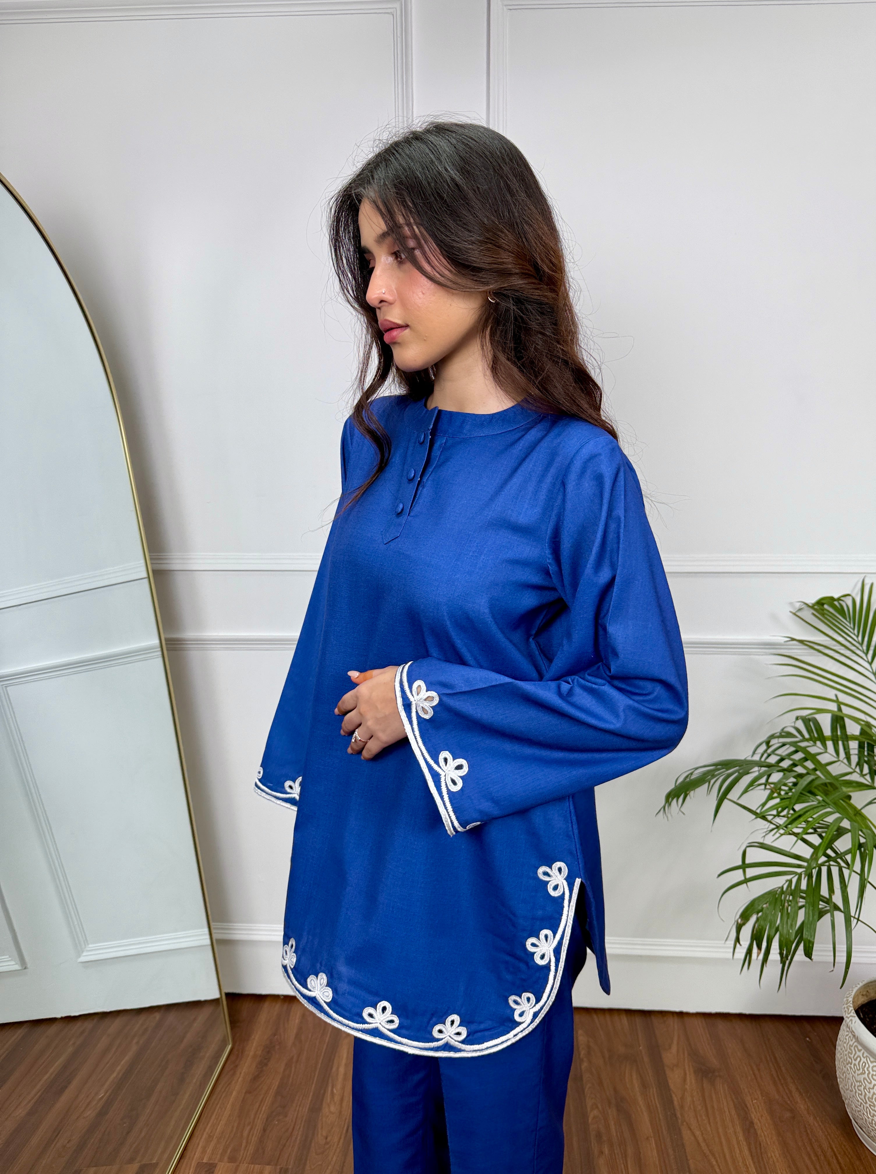 Denim Dastan Kurta Set