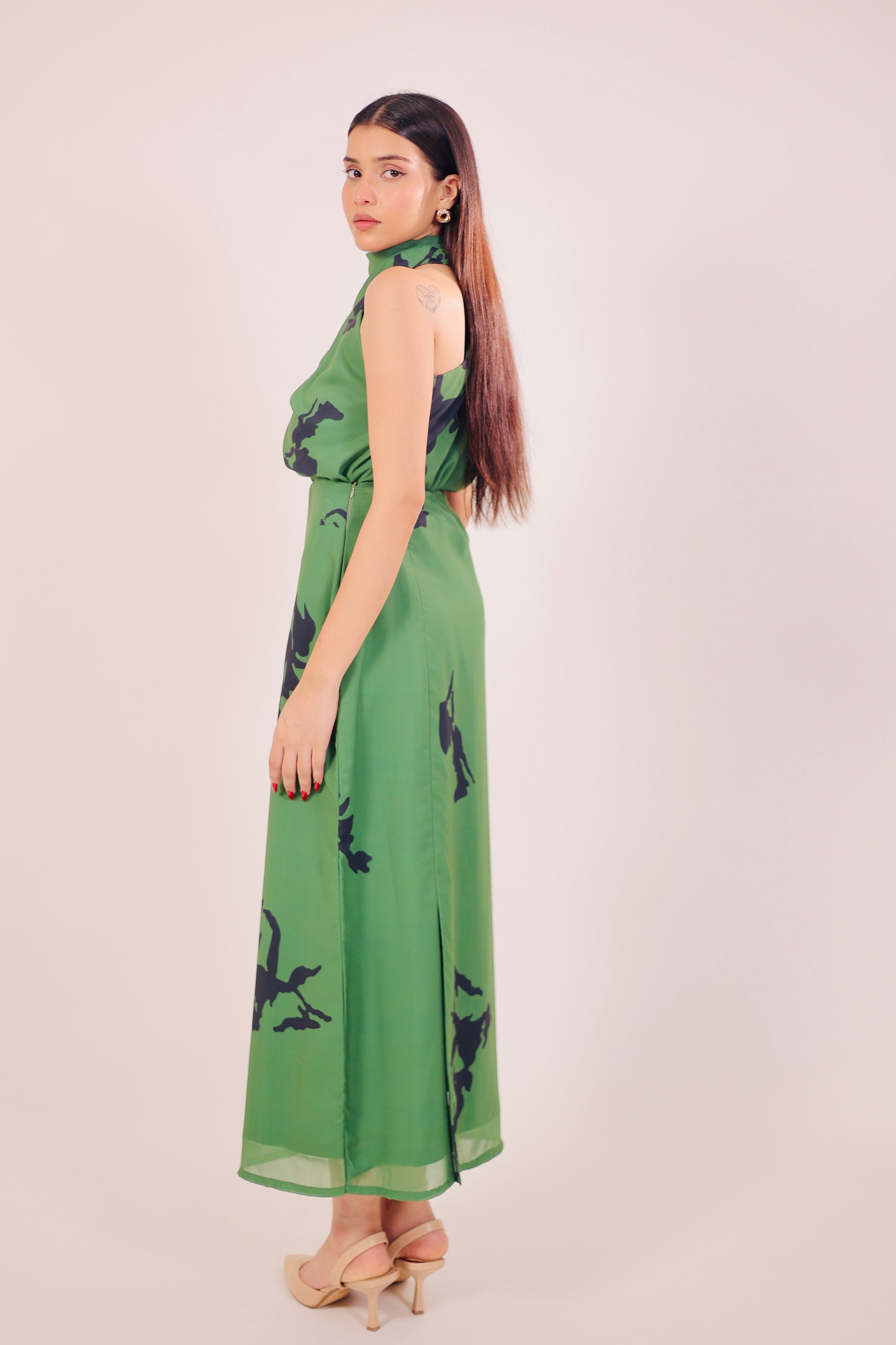 Green Envy Skirt Set