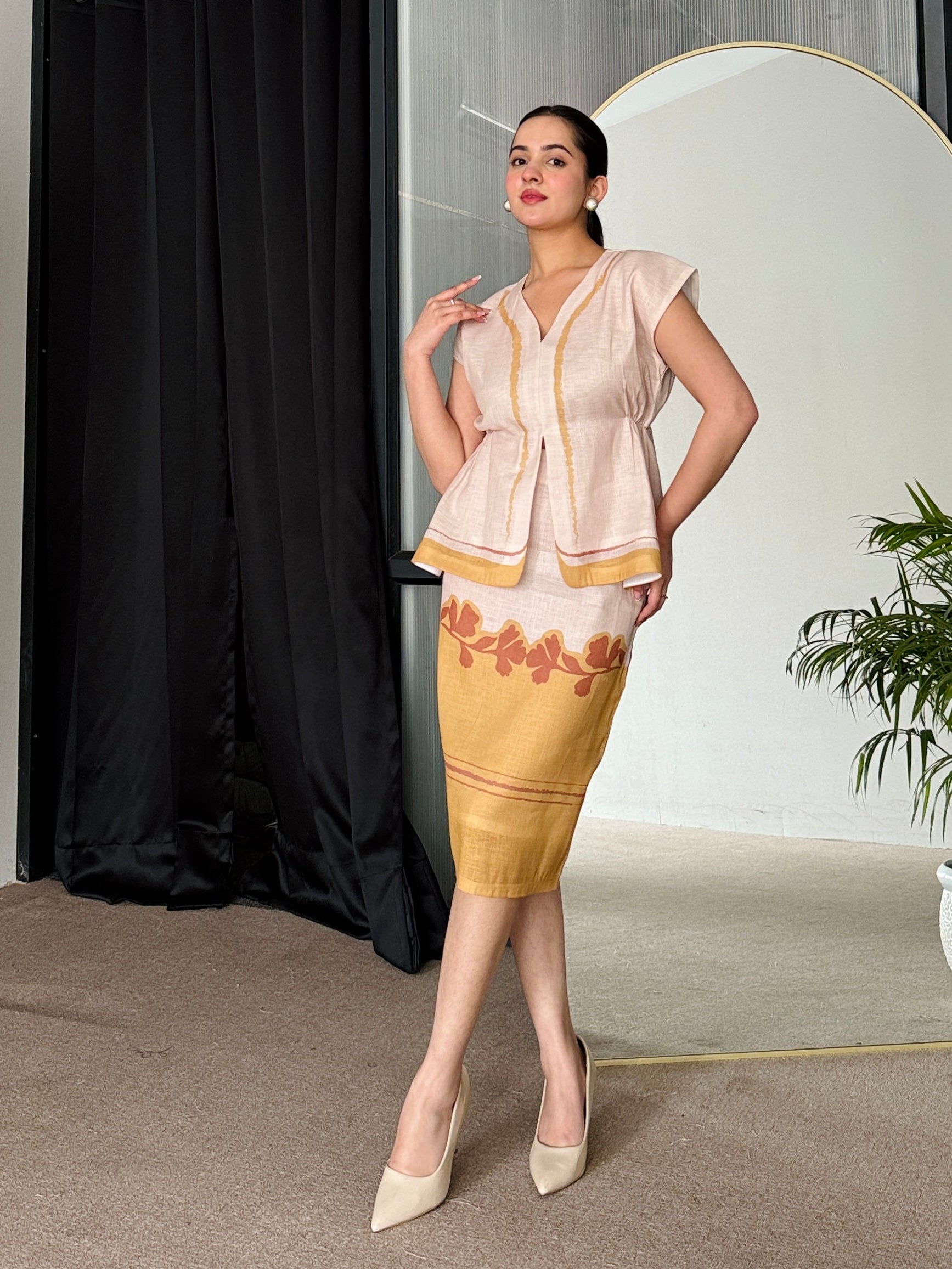 Golden Sands Skirt Set