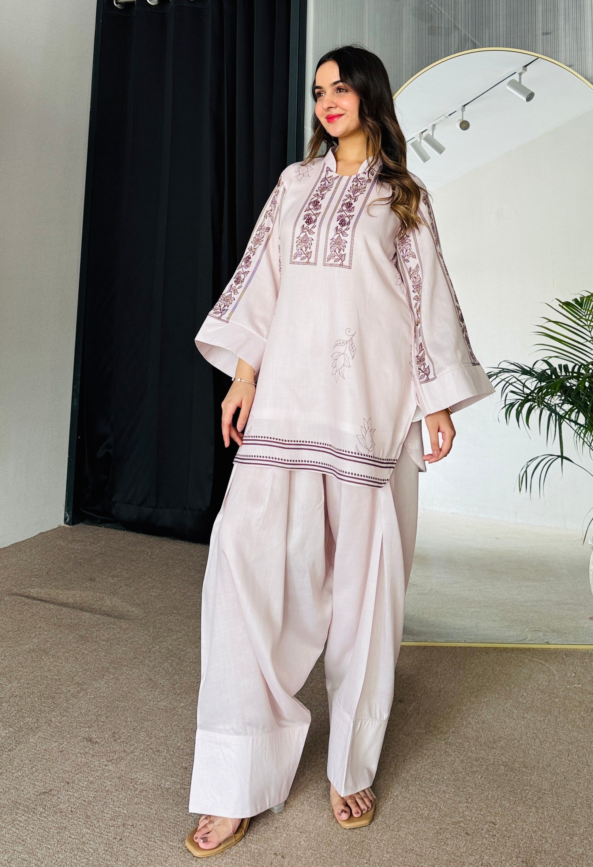 Dusky Petal Kurta Set