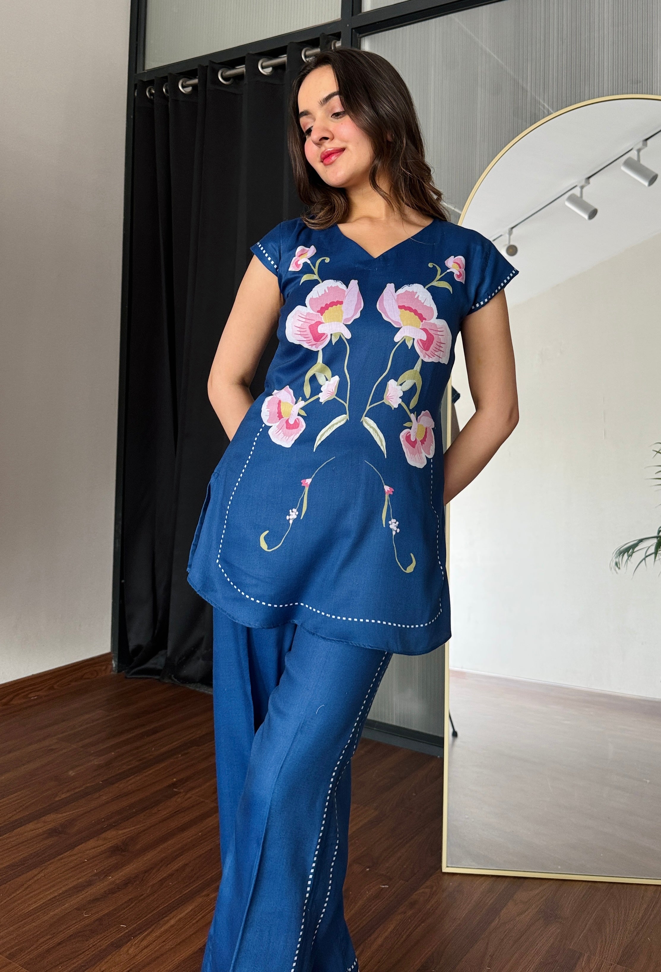 Ink Blossom Co-ord Set