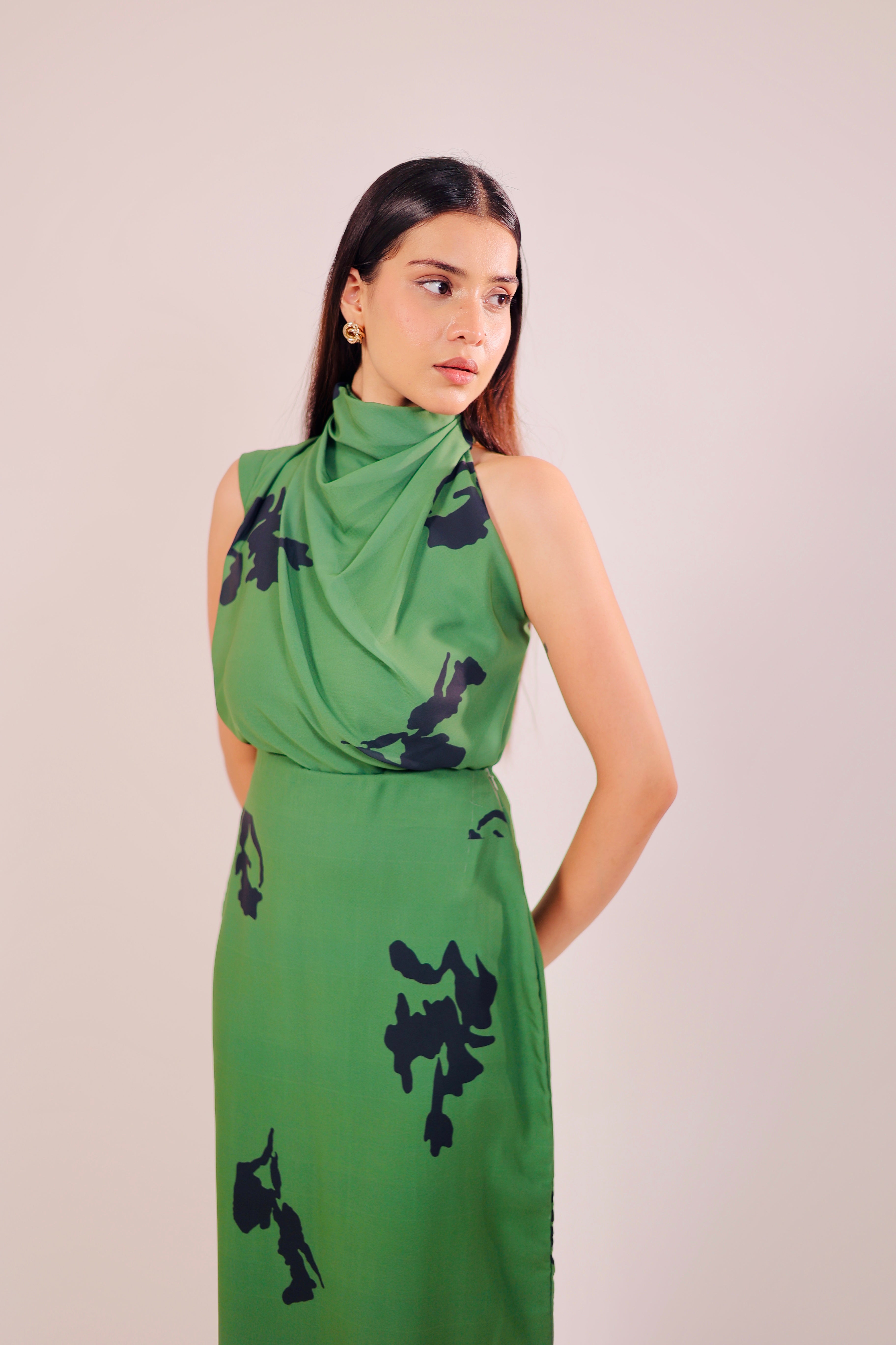 Green Envy Skirt Set