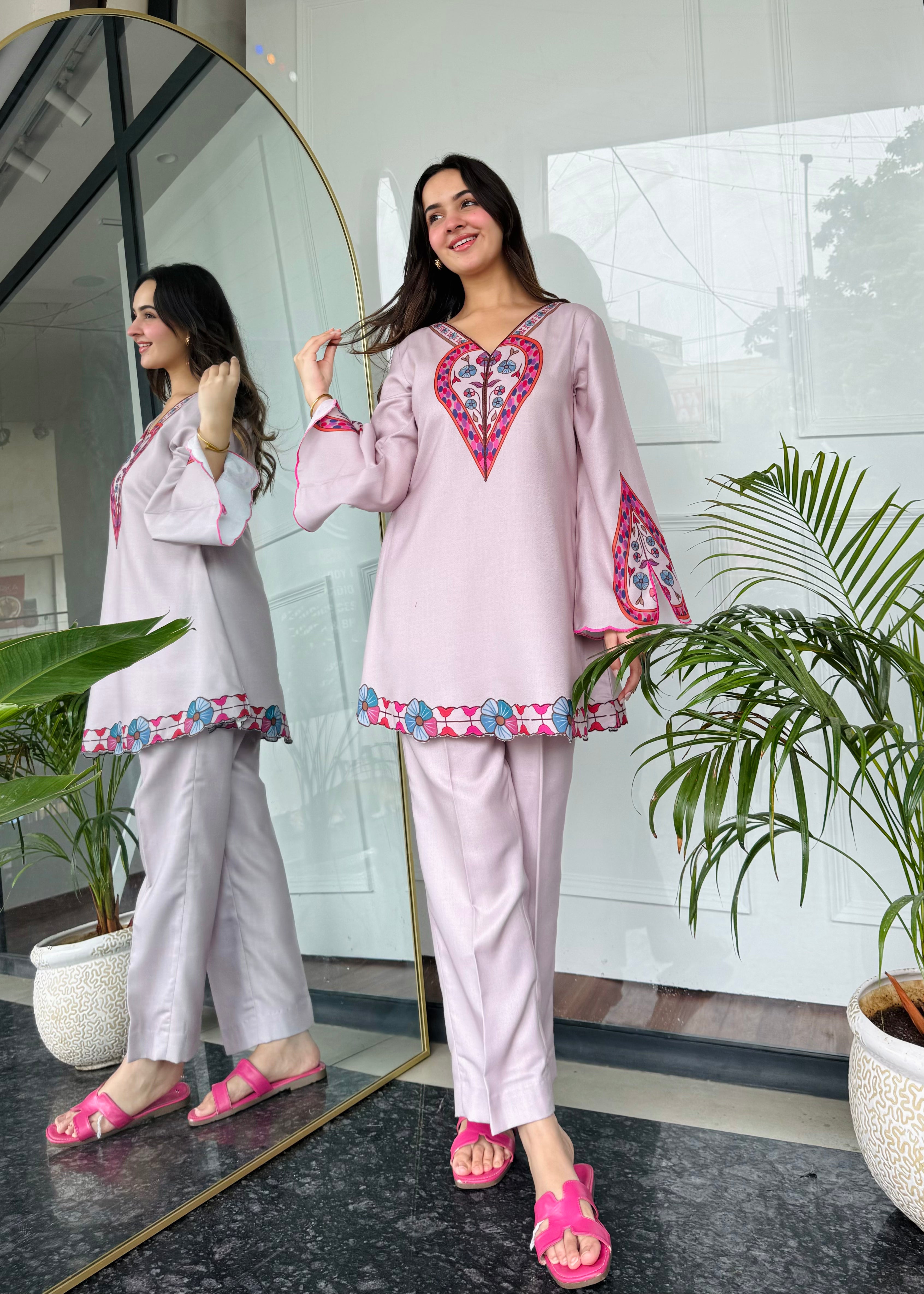 Blush Heart Kurta Set