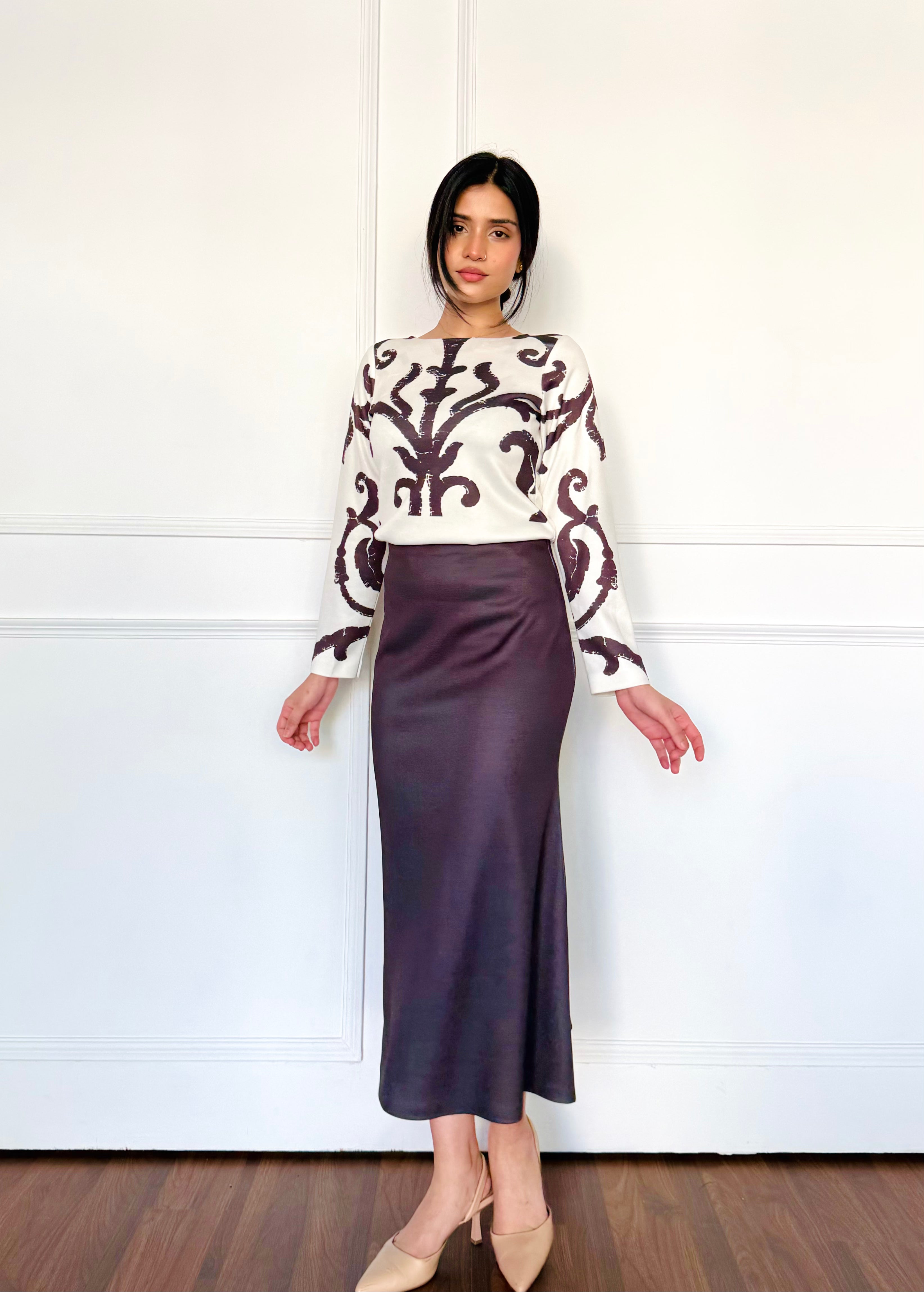 Mocha Cream Woollen Co-ord Set