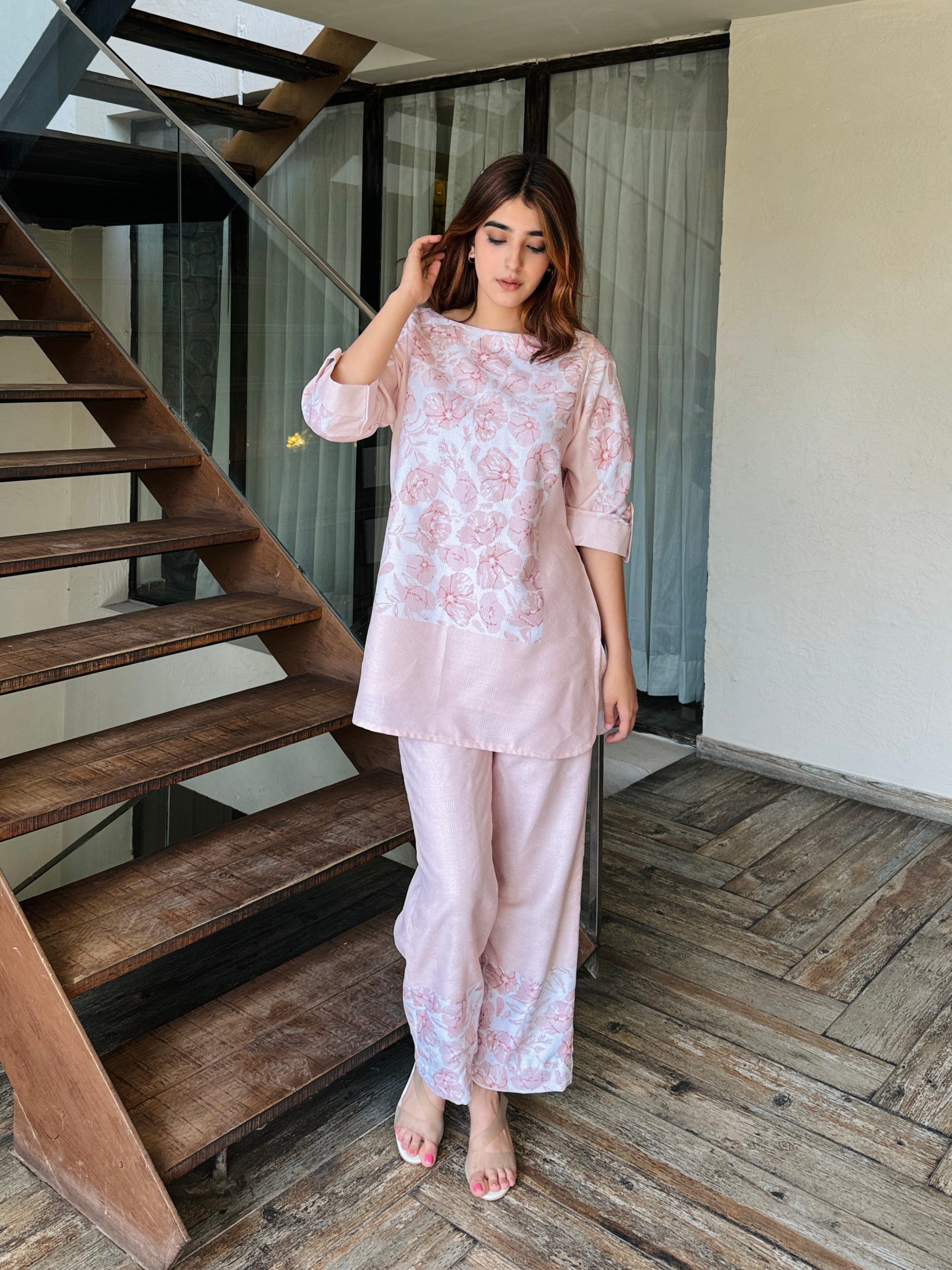 Comfortable Pink Coord