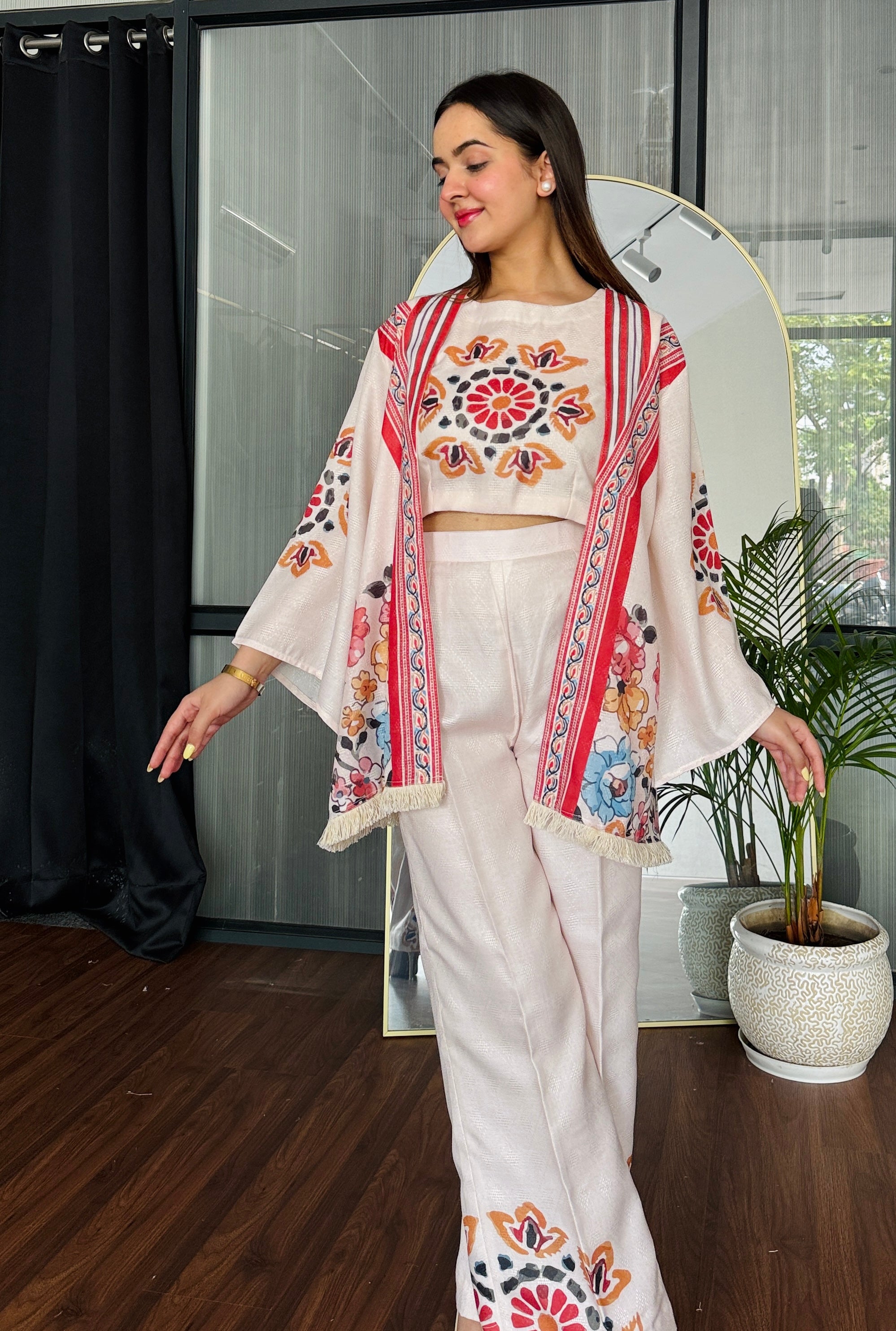 Beige & Bloom 3 Piece Co-ord Set