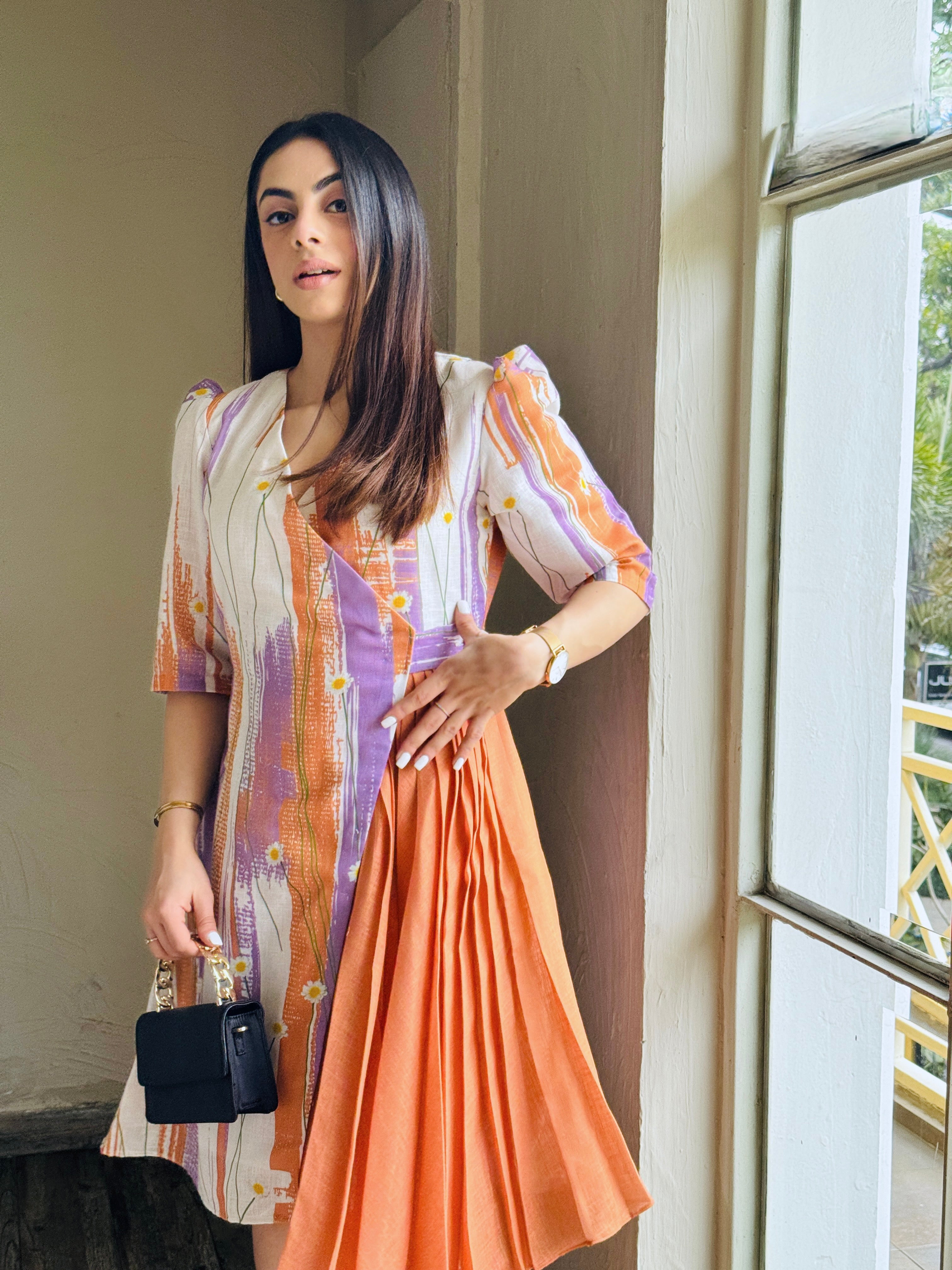 Emily Linen Midi Dress