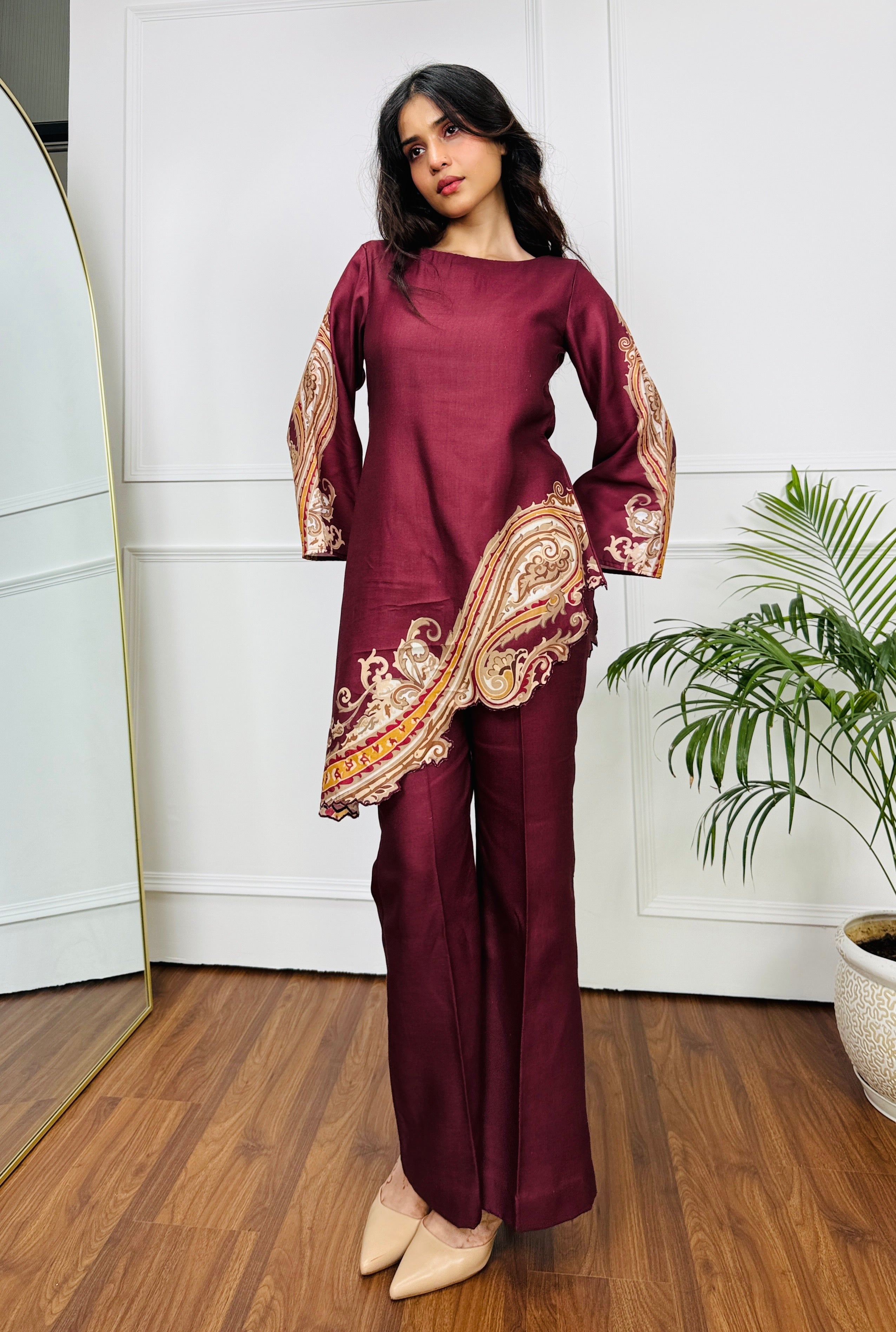 Paisley Rouge Co-ord Set