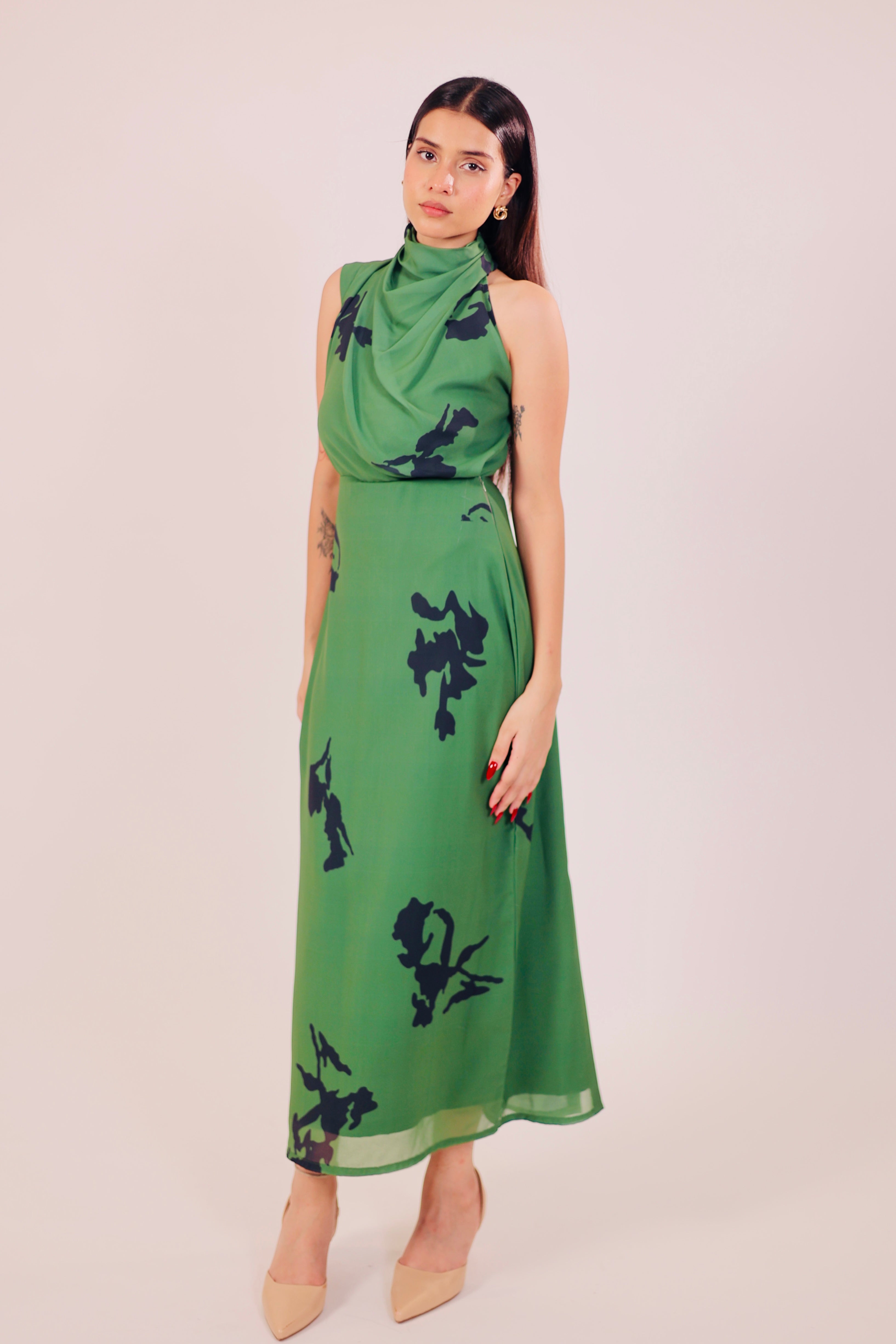 Green Envy Skirt Set
