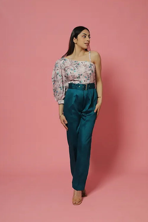 Myra Print Coord Set With Formal Trousers