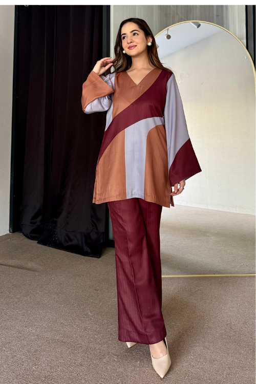 Abstract Fusion Winter Co Ord Set
