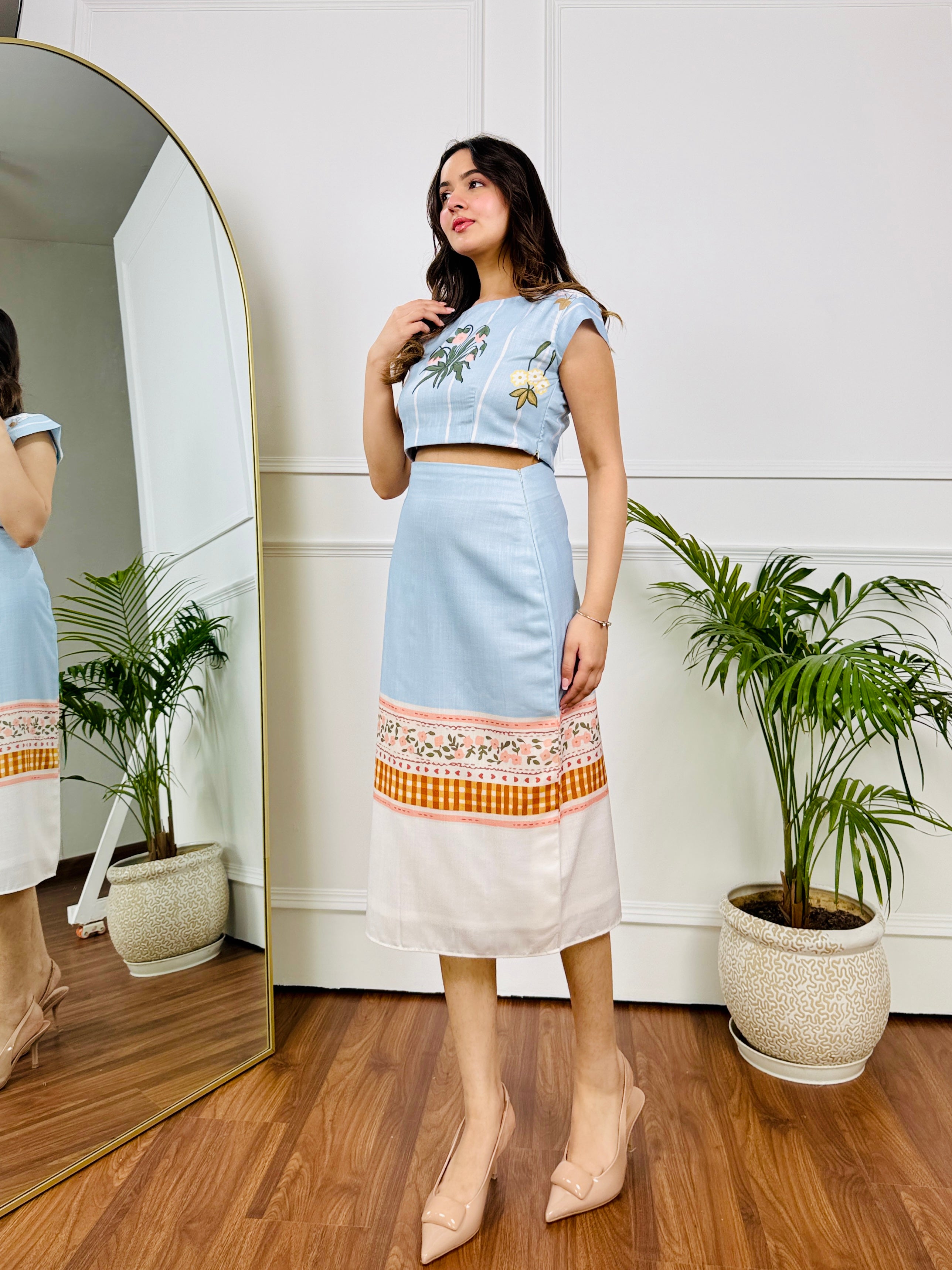 Sky Candy Skirt Set