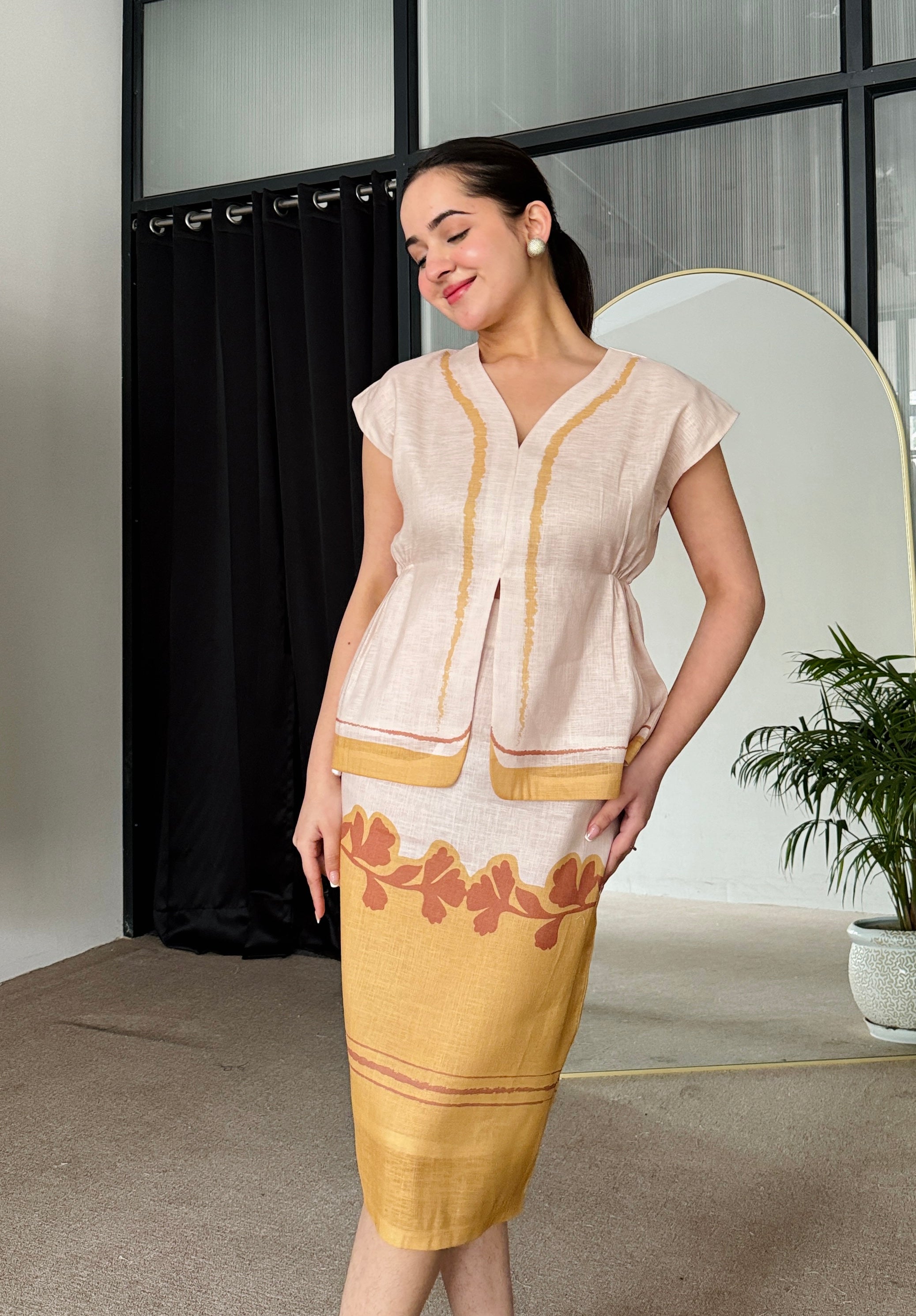 Golden Sands Skirt Set