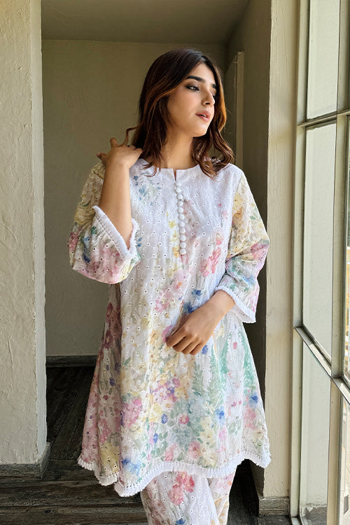 White Floral Schiffi Fusion Set