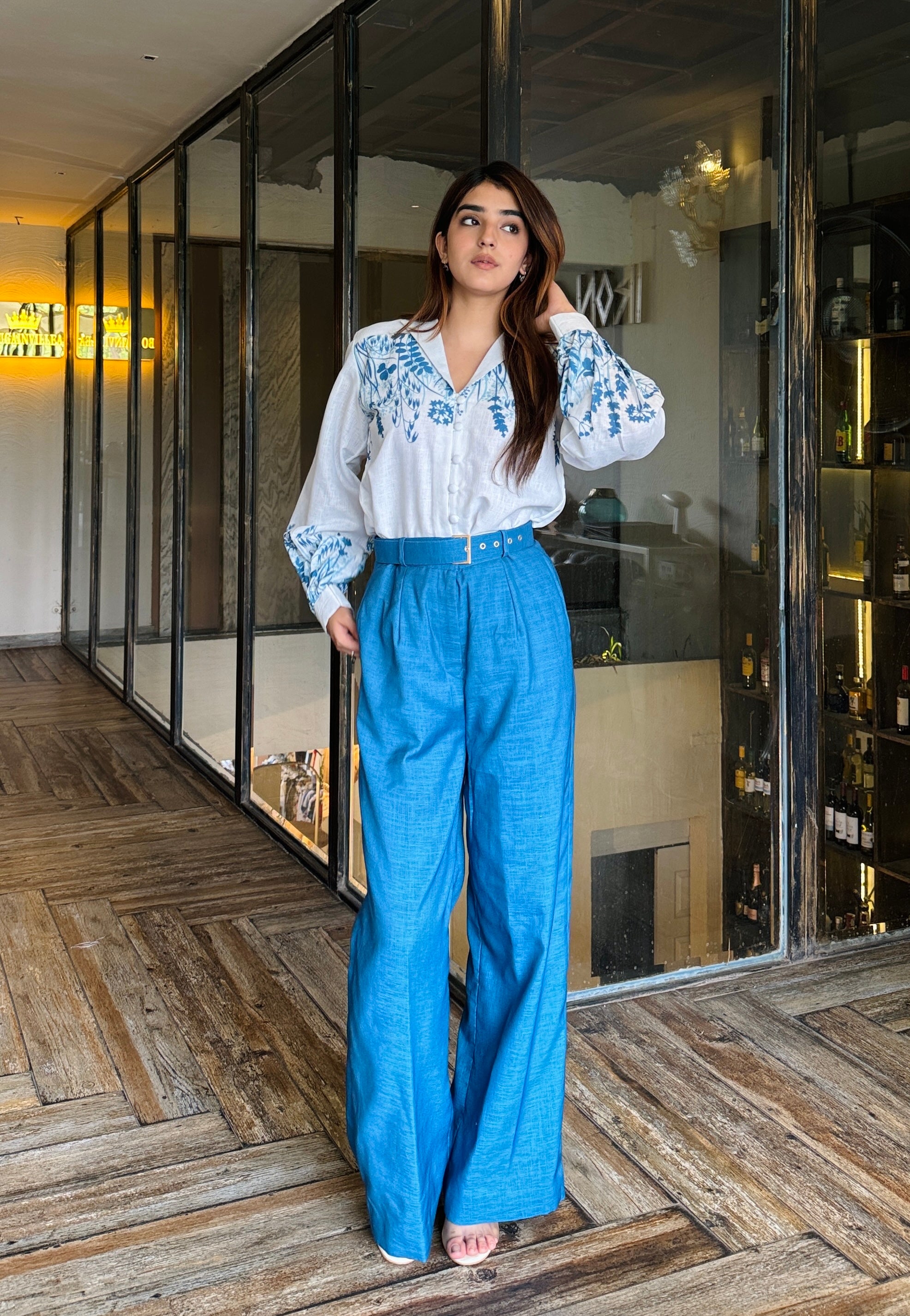 Blue Summer Formal Coord