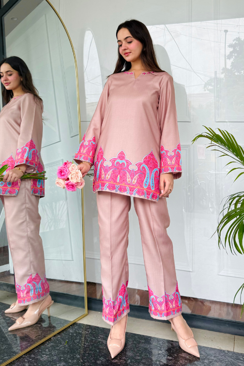 Mocha Rose Kurta Set