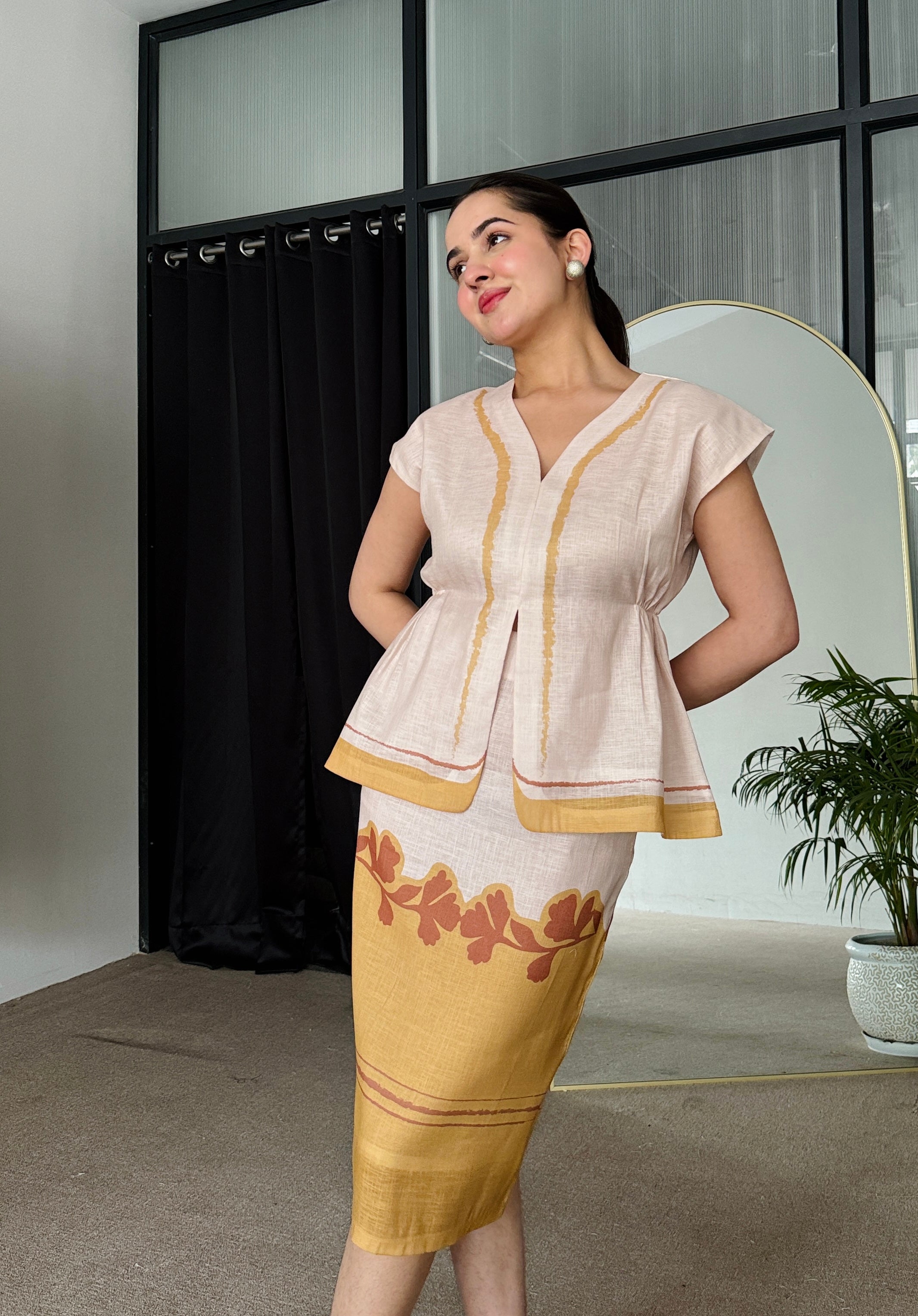 Golden Sands Skirt Set