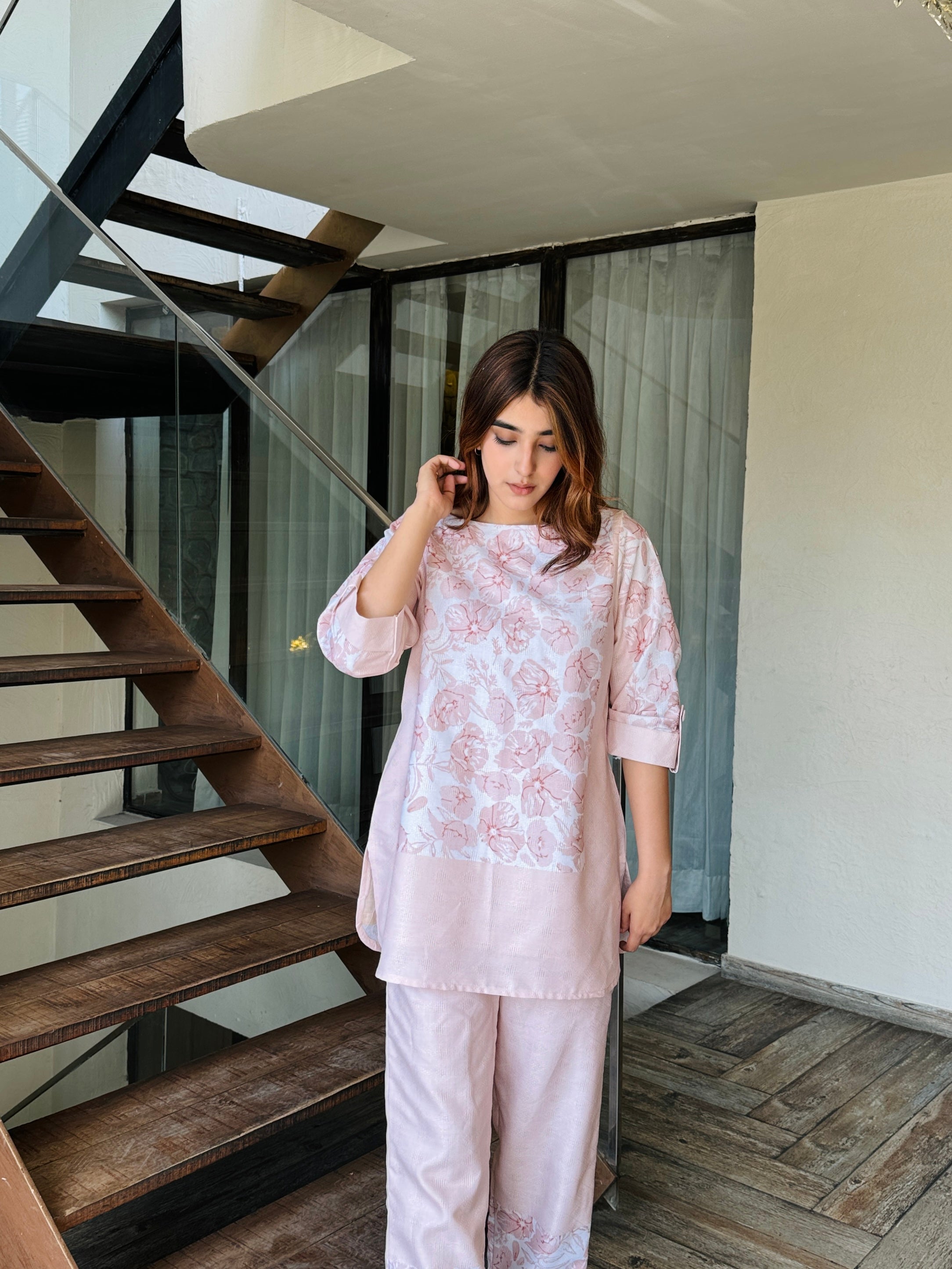 Comfortable Pink Coord
