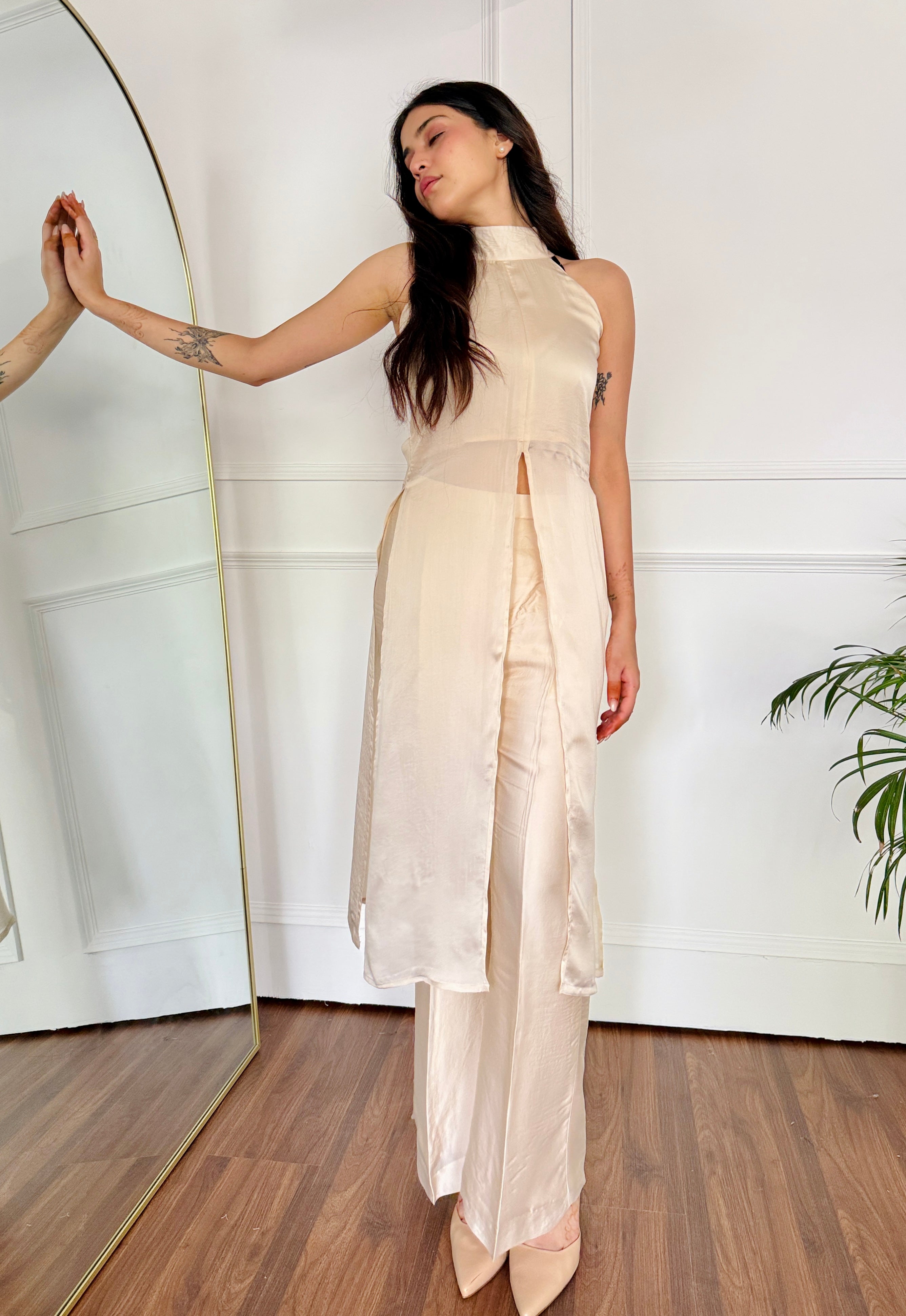 Surreal Ivory Co-ord Set